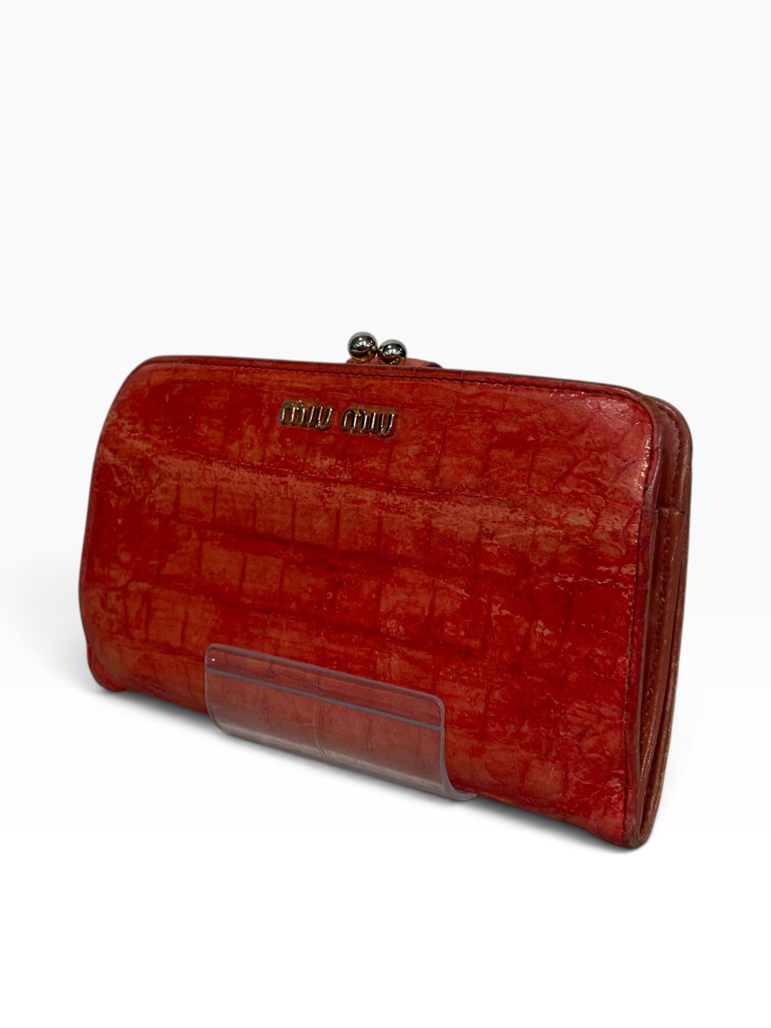 MIU MIU/Long Wallet/Leather/PNK/L's/VINTAGE FRENCH WALLET view 1