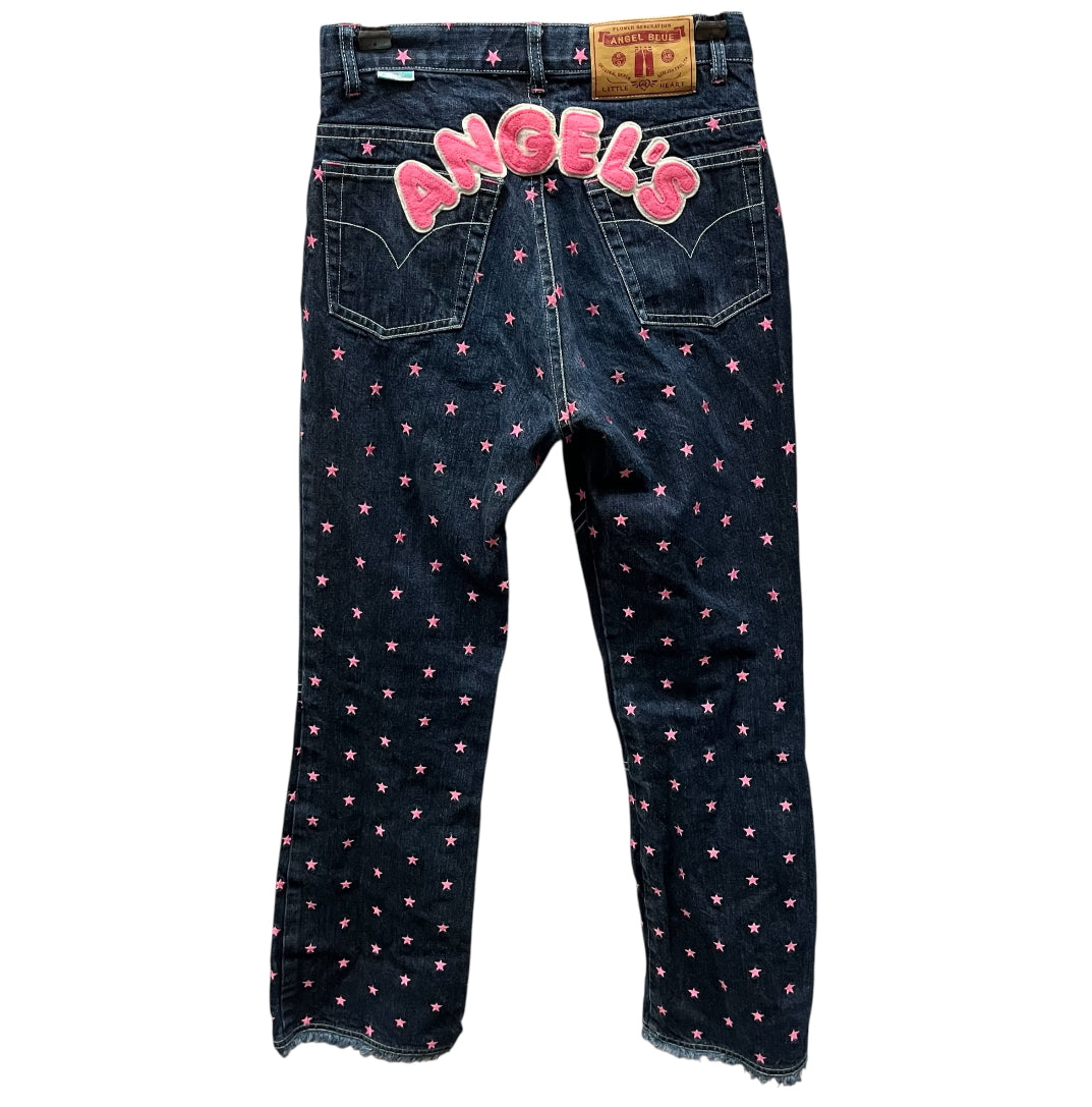 ANGEL BLUE/Skinny Pants/M/All Over Print/Denim/NVY/Star Denim view 2