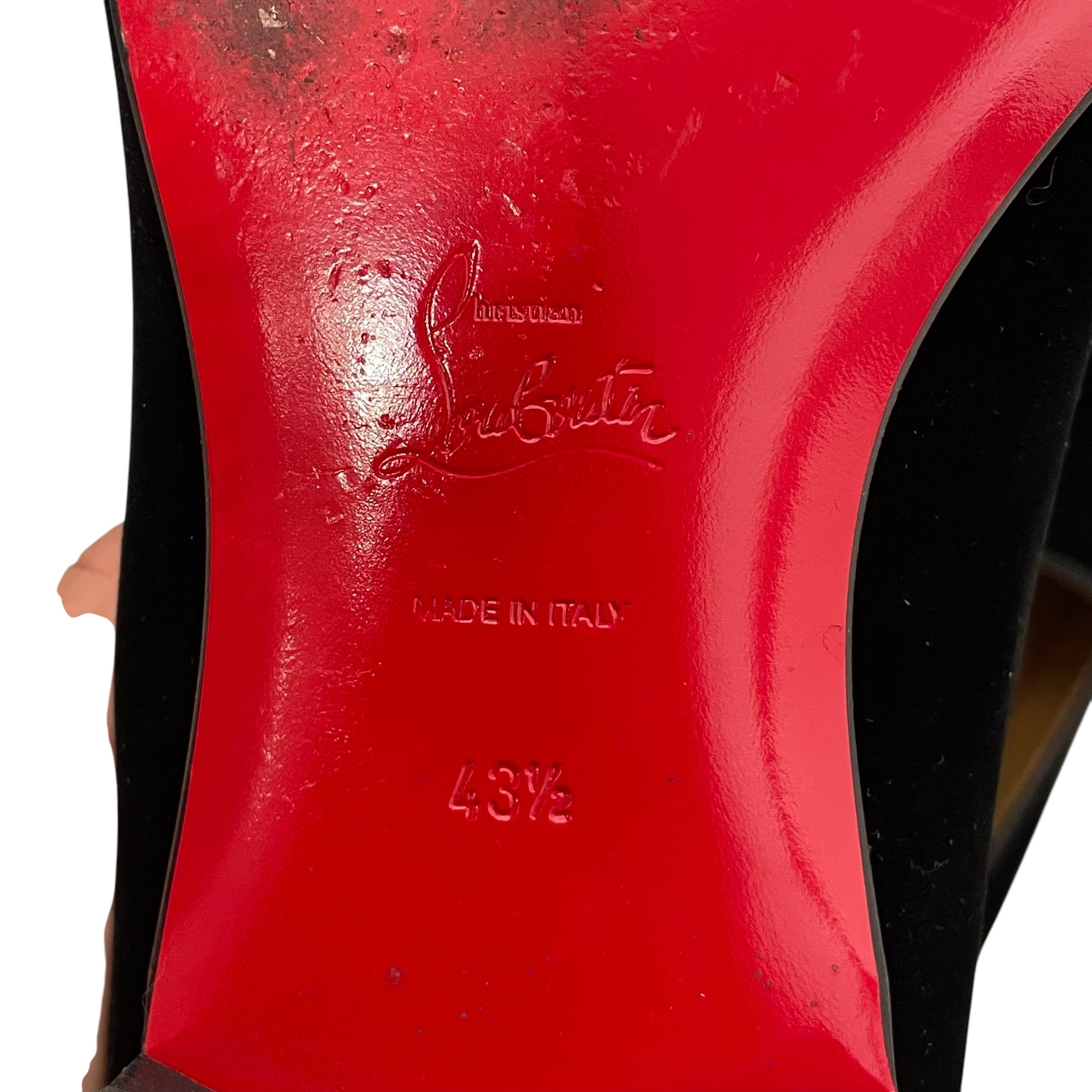 Christian Louboutin/Loafers/EU 43.5/BLK/DANDELION FLAT view 7