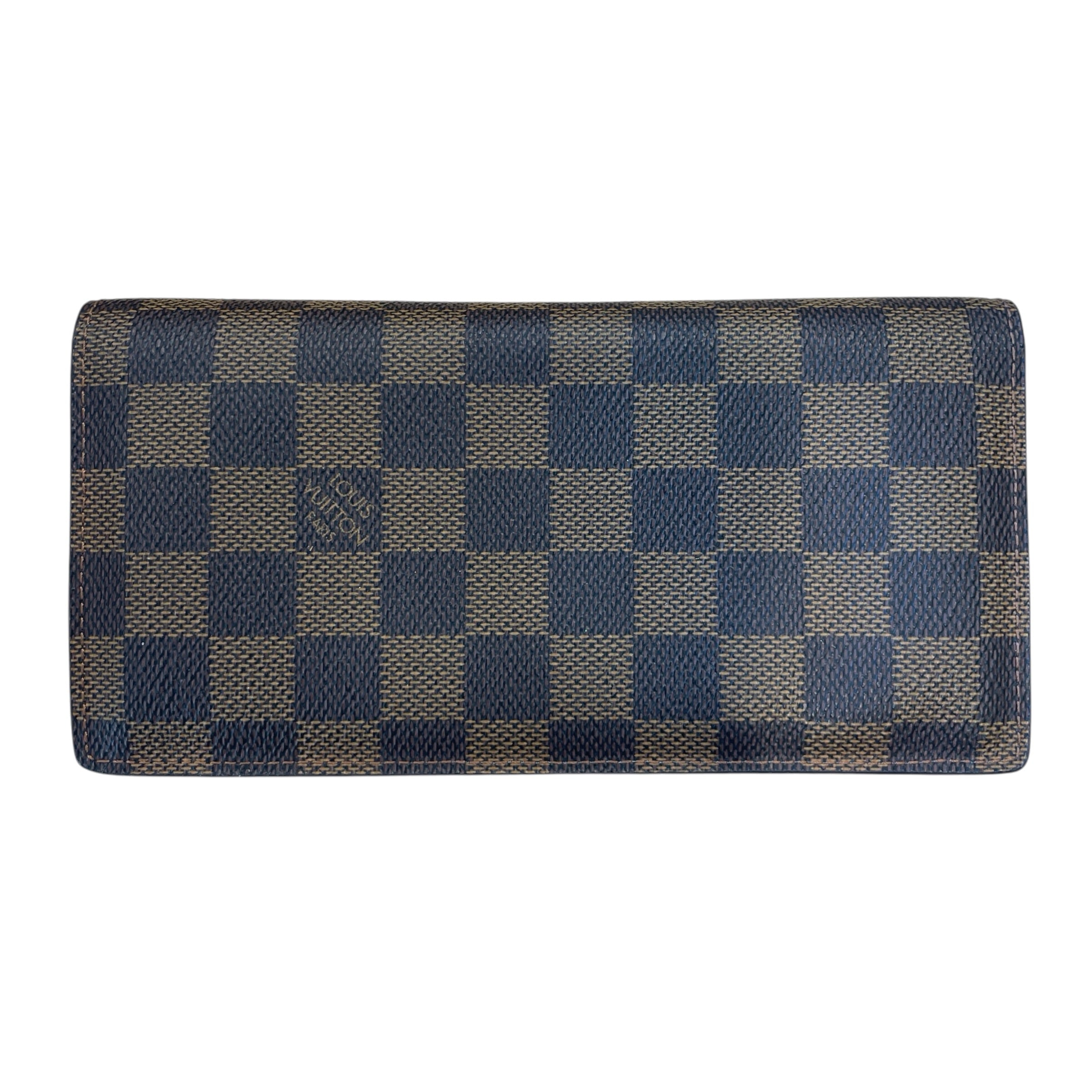 LOUIS VUITTON/Wallet/Monogram/Leather/BRW/BROWN CHECK/ GOLD INNER ZIP view 1