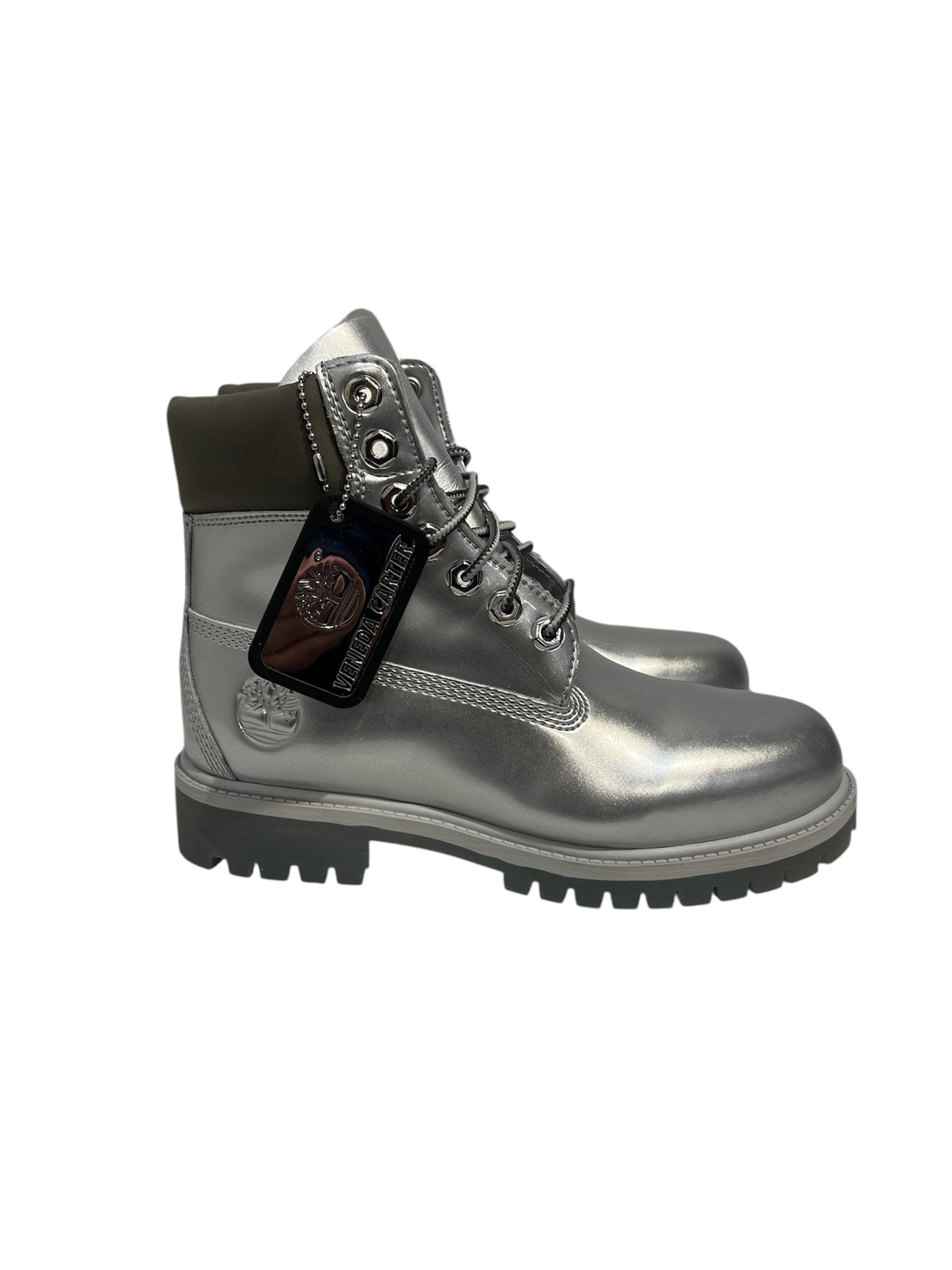 Timberland/Veneda Carter/Boots/US 7/Leather/SLV/VENEDA TIMBS, B00998 view 3
