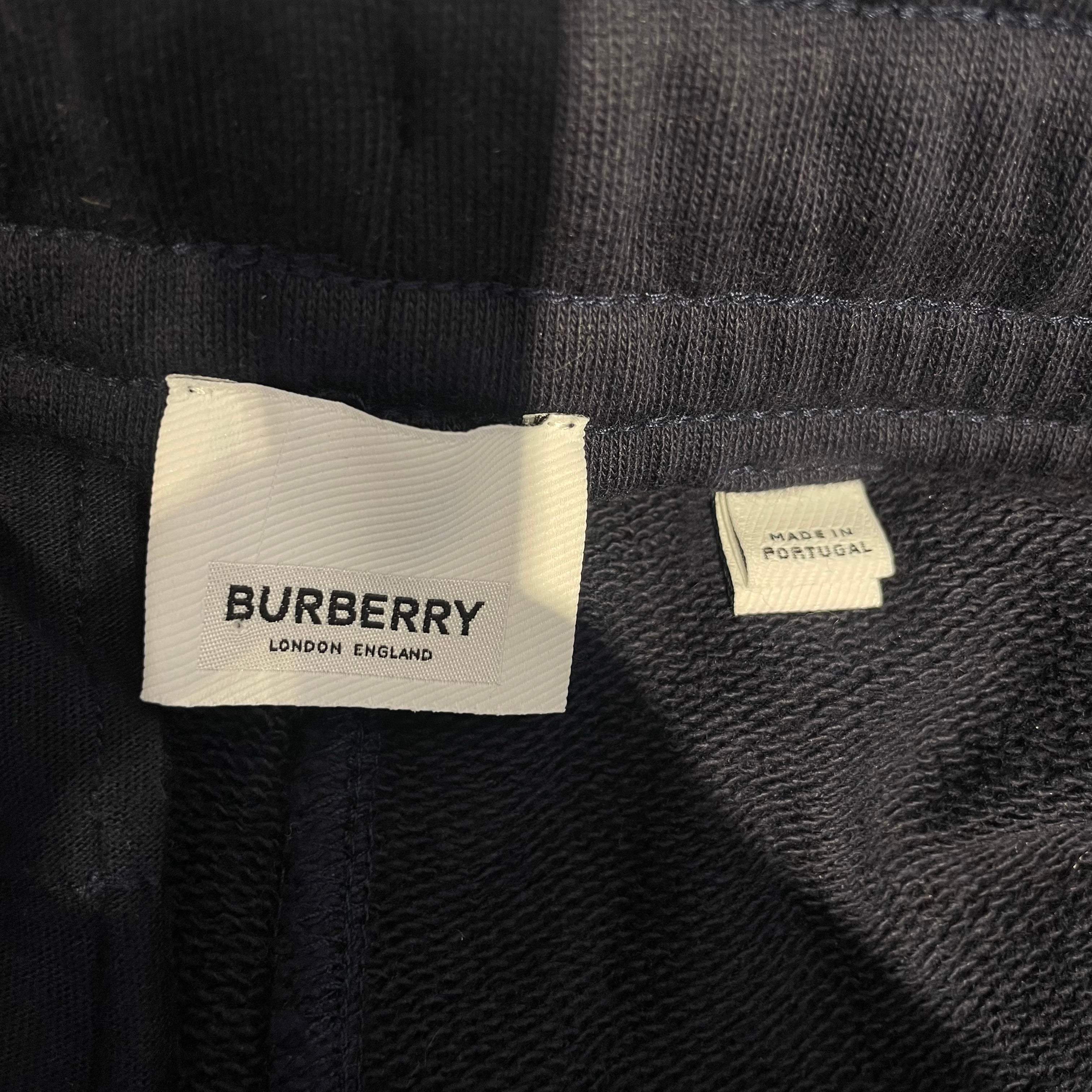 BURBERRY/Pants/M/Cotton/NVY/ckeck panel jogging view 4
