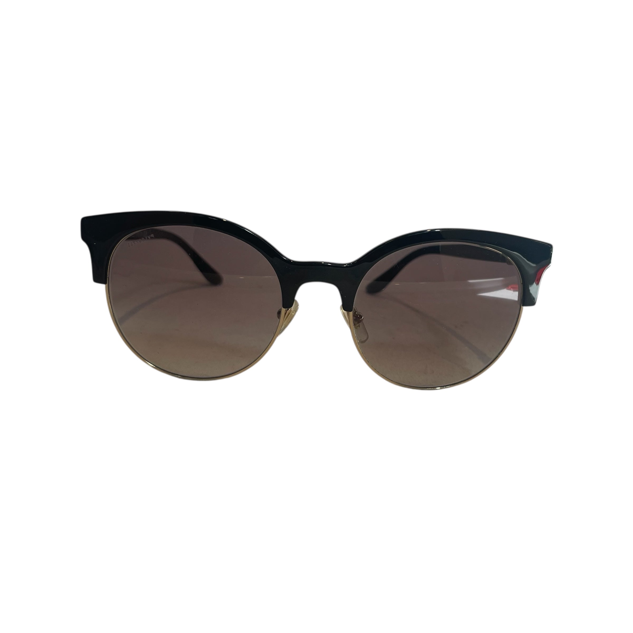 VERSACE/Sunglasses/Metal/BLK/jewel logo sides view 1