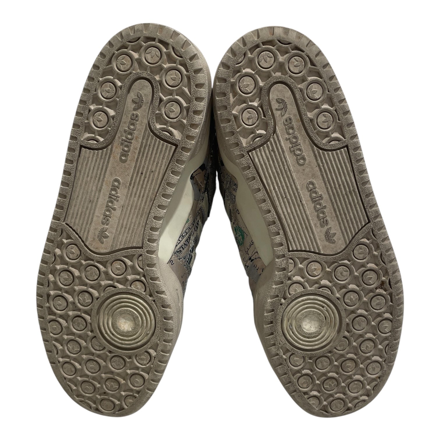 adidas/JEREMY SCOTT X FORUM LOW WINGS/Low-Sneakers/US 7.5/All Over Print/Cotton/BEG/GX6393 view 3