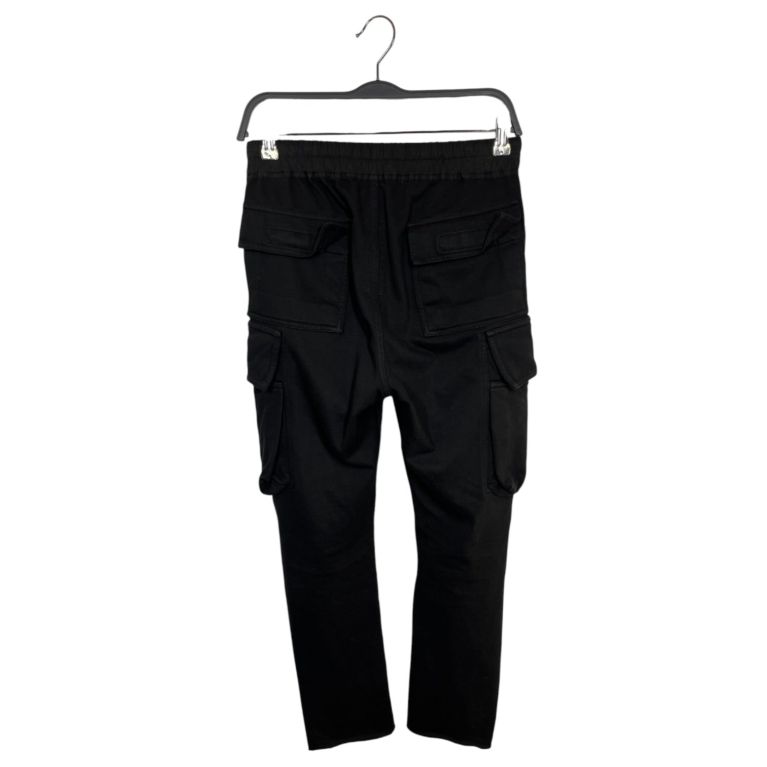 RICK OWENS DRKSHDW/Straight Pants/XS/Cotton/BLK/Mastodon Cut view 2