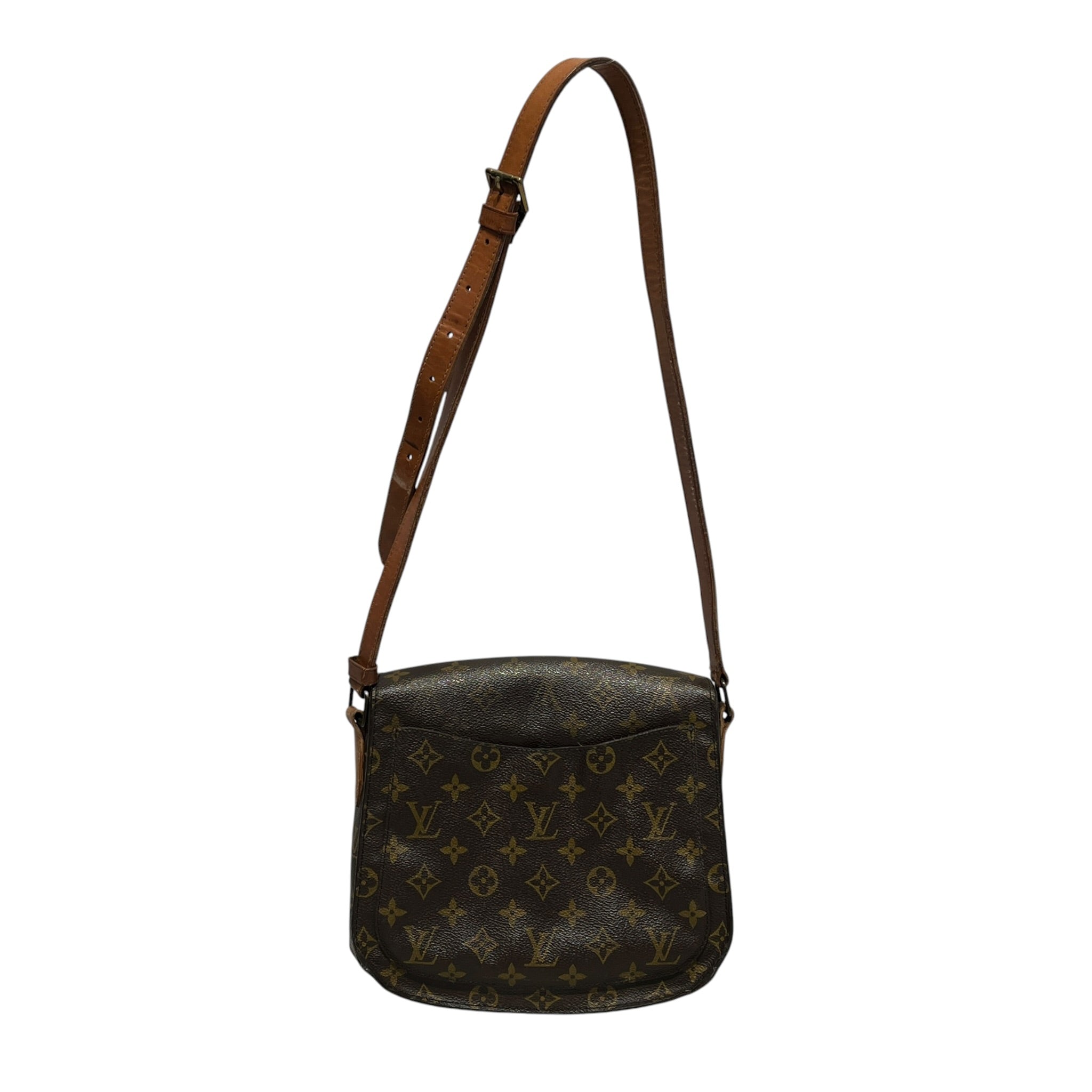 LOUIS VUITTON/Cross Body Bag/Monogram/Leather/BRW/Saint Cloud GM Vintage Bag view 2