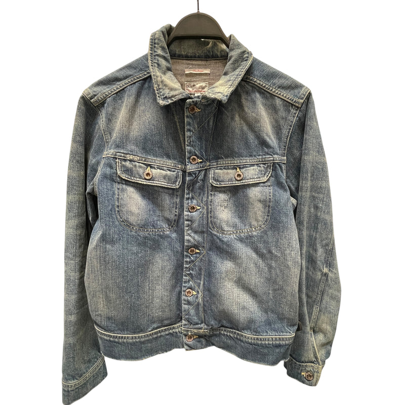 GANT RUGGER/Denim Jkt/M/Cotton/IDG/GANT RUGGER DOUBLE ZIP