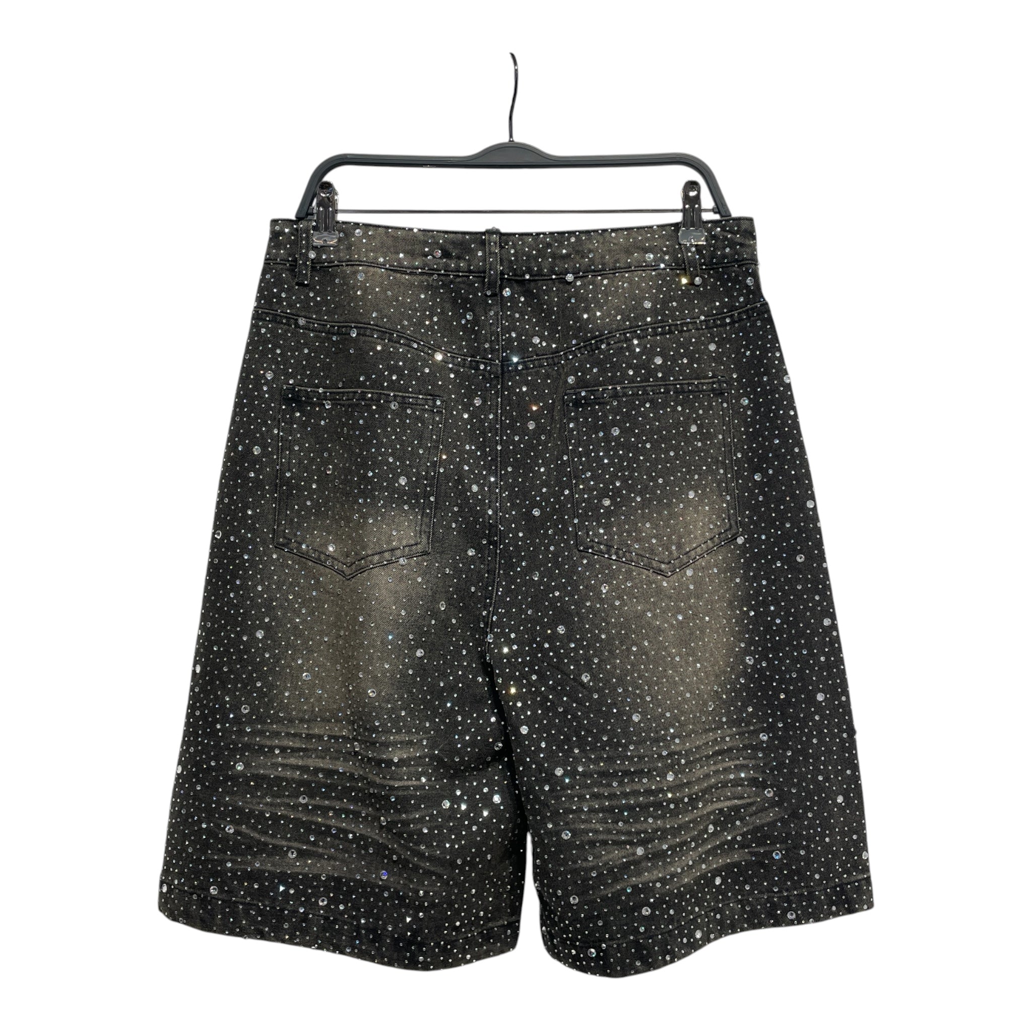 Vale Forever/Shorts/30/Denim/GRY/Low-rise/Glitter/ view 2