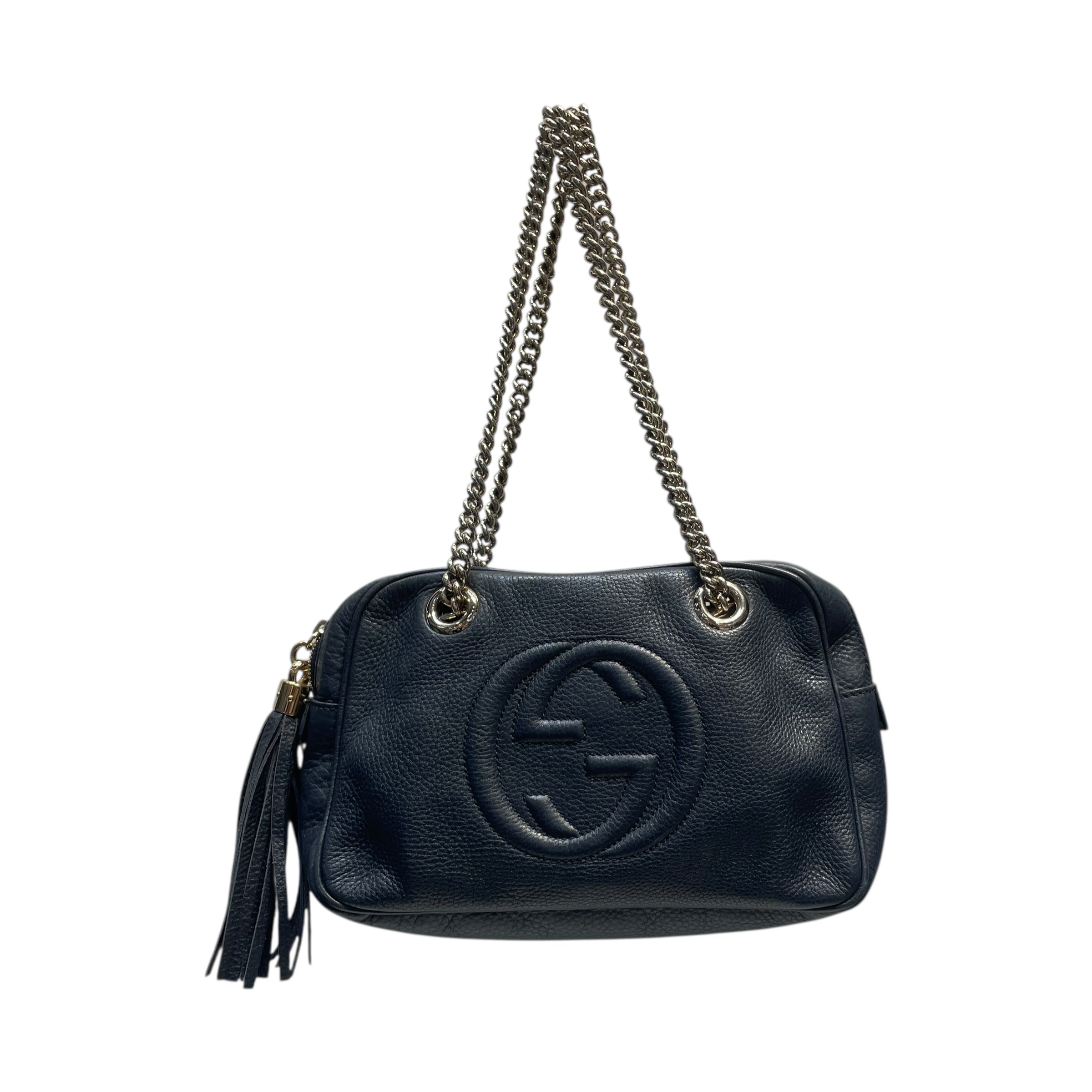 GUCCI/Bag/Leather/NVY/SOHO CROSS BODY view 1