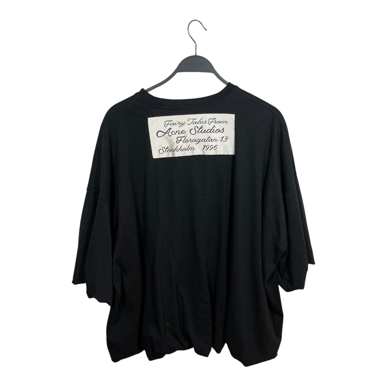 Acne Studios/T-Shirt/XS/Cotton/BLK/Graphic/FAIRY TALES PATCH view 2