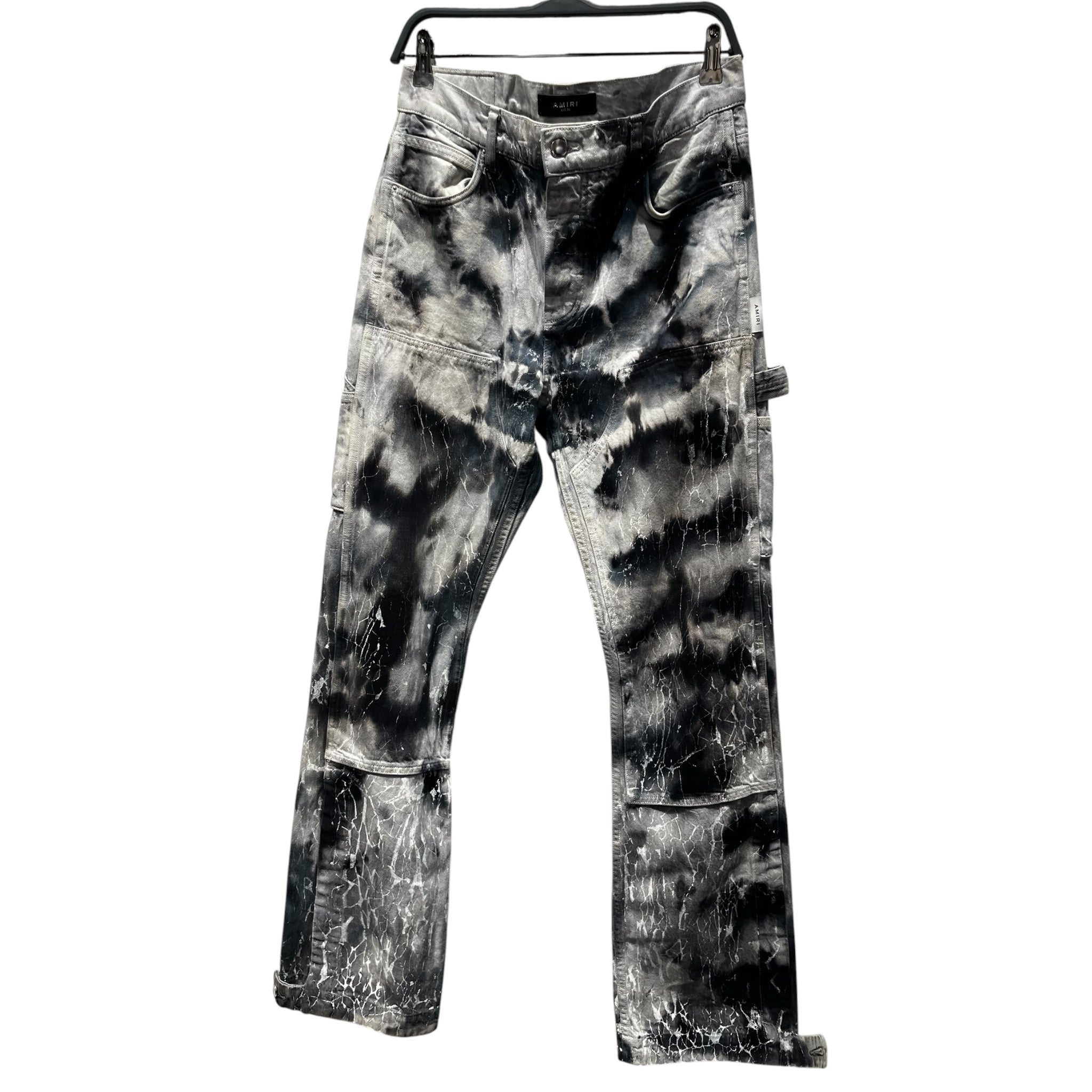 AMIRI/Pants/30/Cotton/MLT/All Over Print/Lightning Double Knees view 1