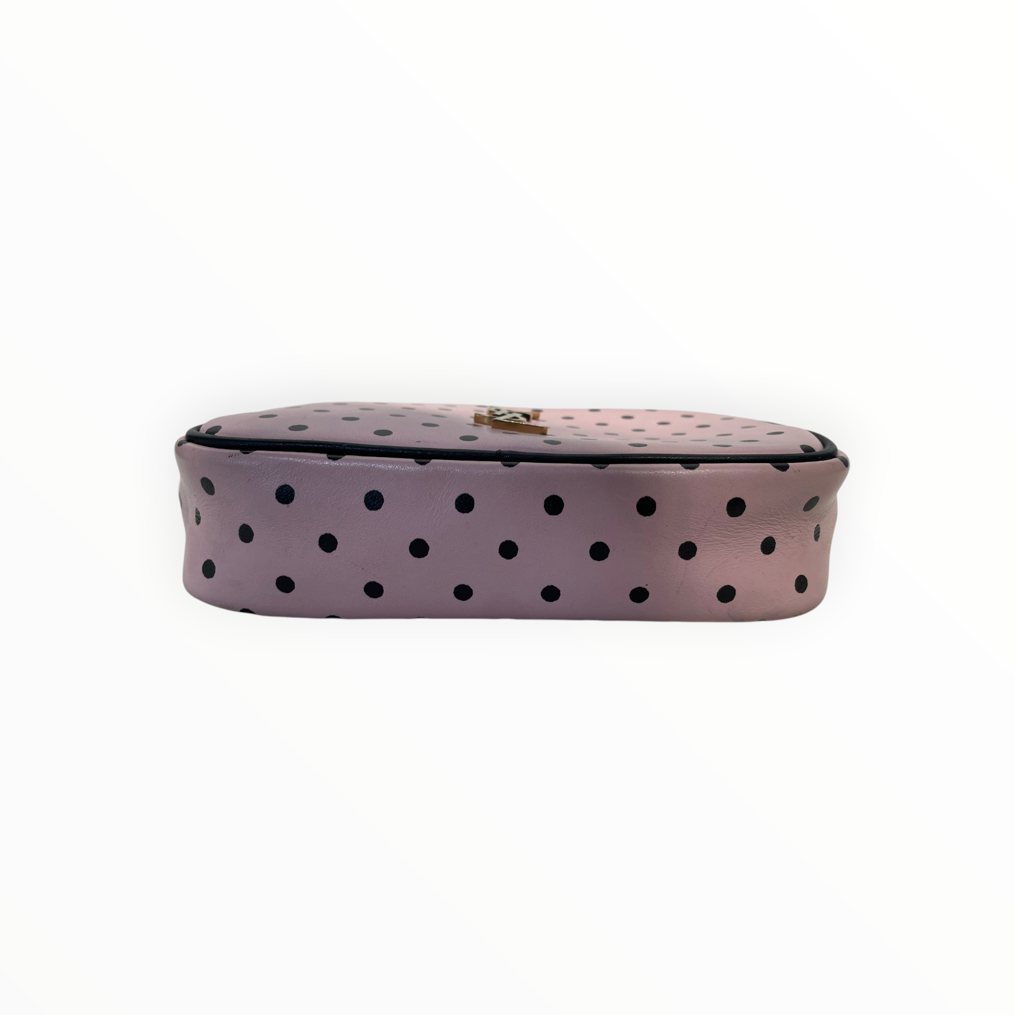 SAINT LAURENT/Bag/Polka dot/Leather/PNK/M.BAG MONO view 3