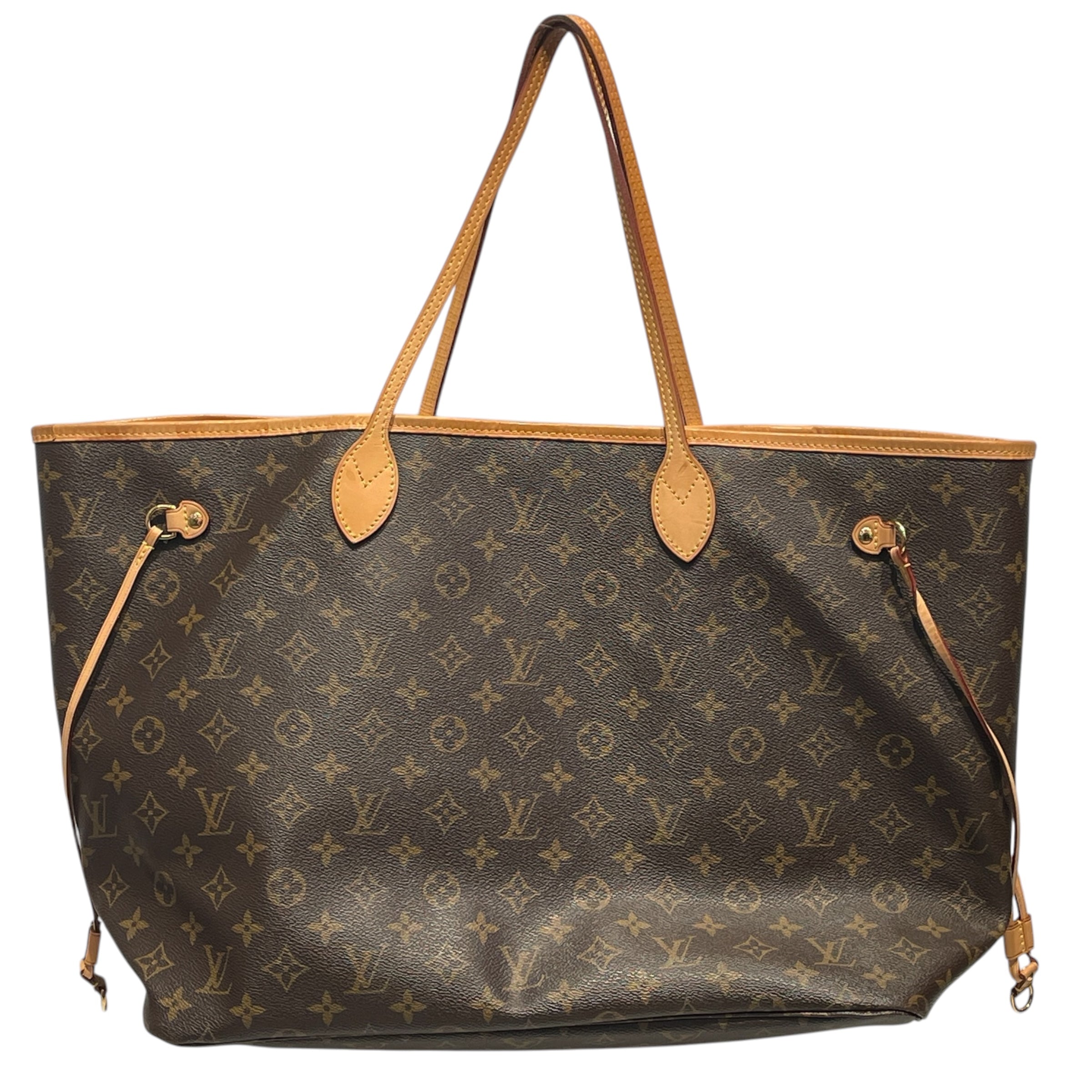 LOUIS VUITTON/Tote Bag/Leather/BRW/LV Monogram Neverfull GM view 2