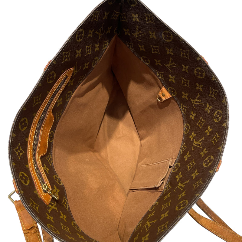 LOUIS VUITTON/Tote Bag/Monogram/Leather/BRW/CANVAS TOTE