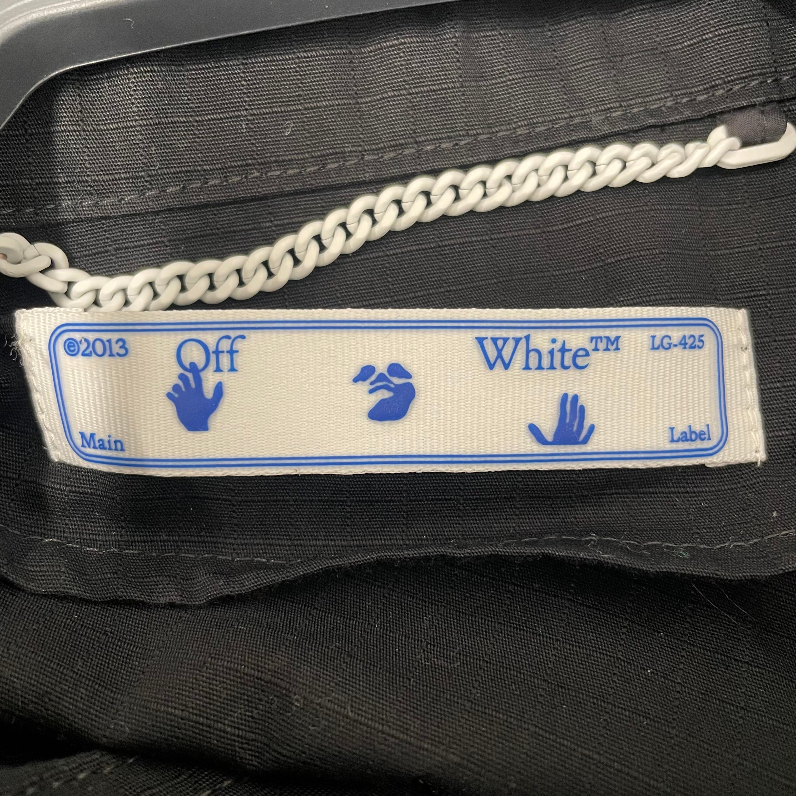 OFF-WHITE/Jacket/L/Cotton/BLK/BLACKLABELONBACK view 3