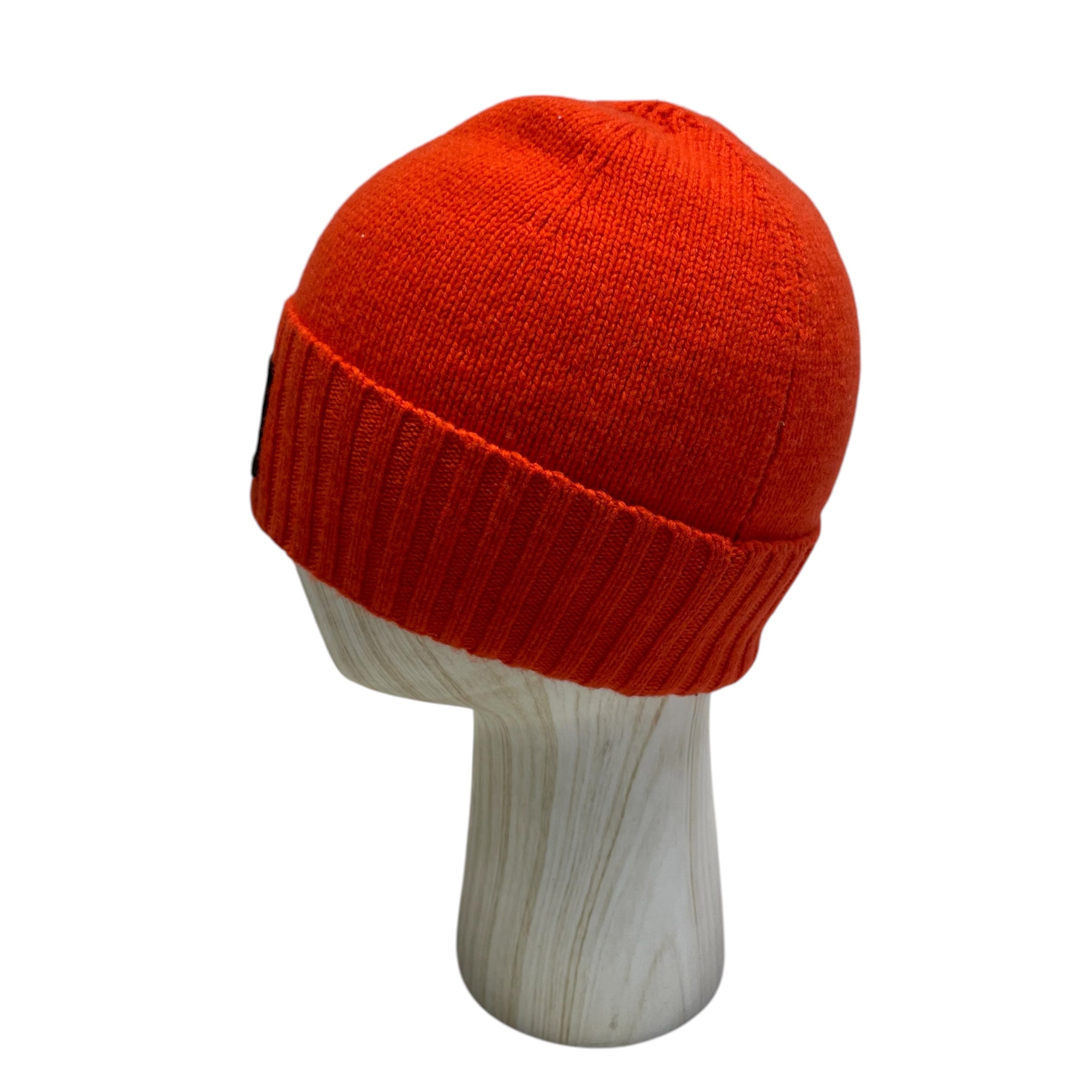 MOOSE KNUCKLES/Beanie/OS/Cotton/ORN/M's/BLK LOGO ON FRNT view 4
