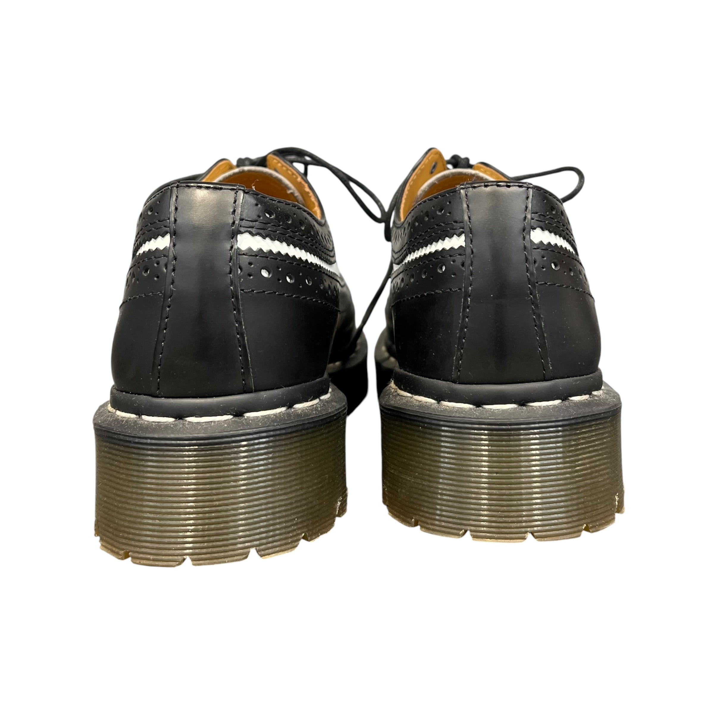Dr.Martens/Dress Shoes/US 7/Border/Leather/BLK/ view 4