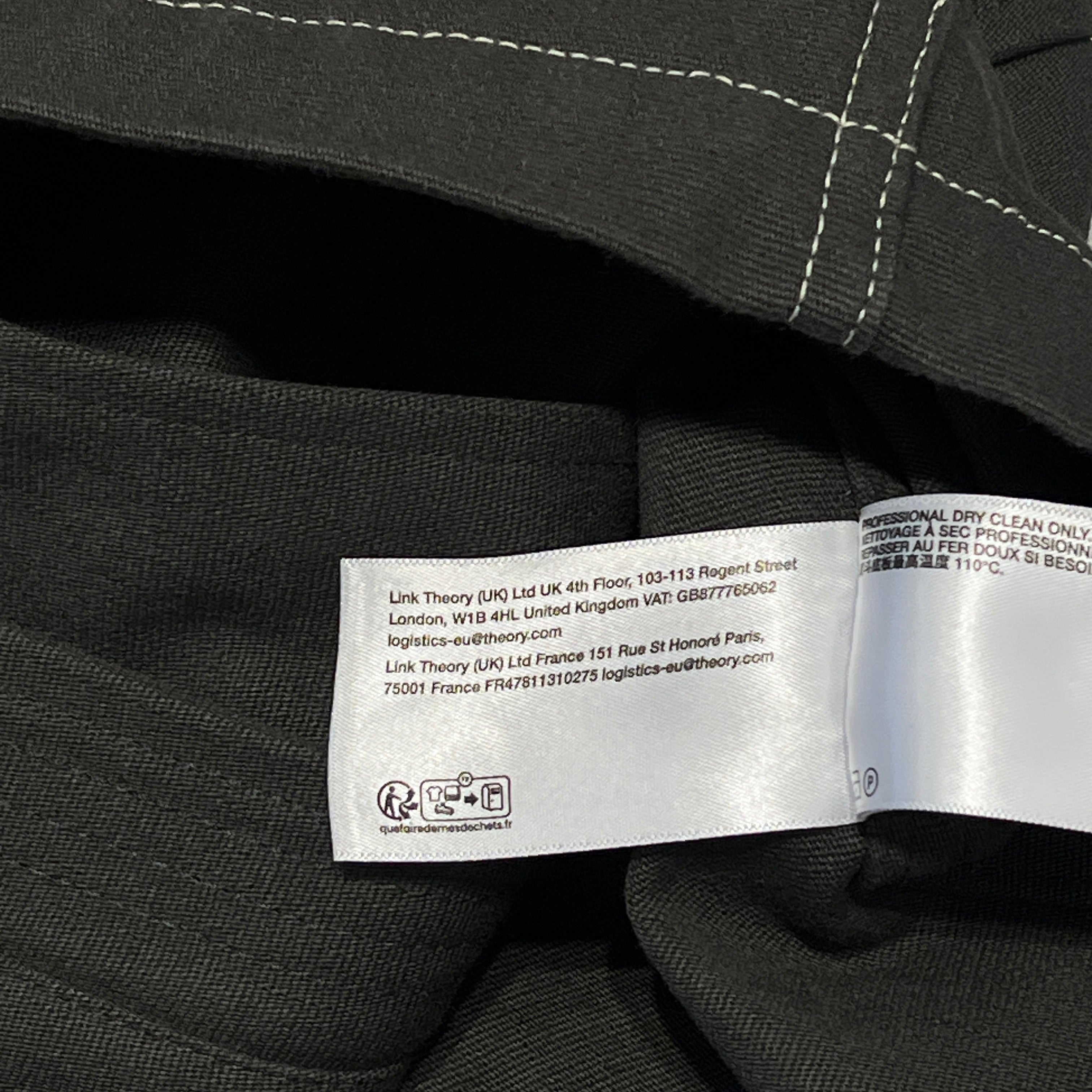Helmut Lang/Blouson/S/Cotton/GRY/WHT STITCHING/COLLAR/ZIPPER view 9