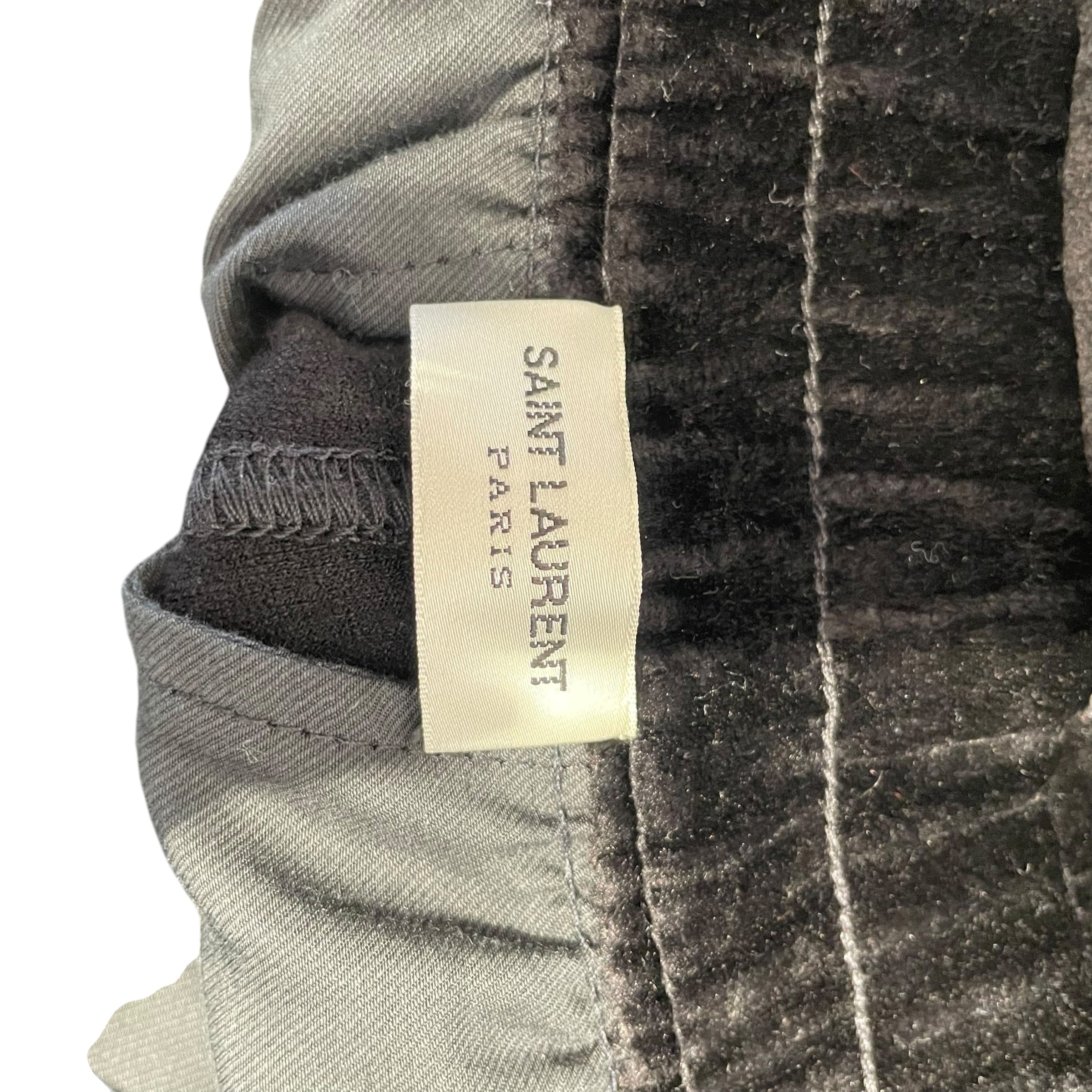SAINT LAURENT/Straight Pants/S/BLK/Black Jogger Track Pants view 4