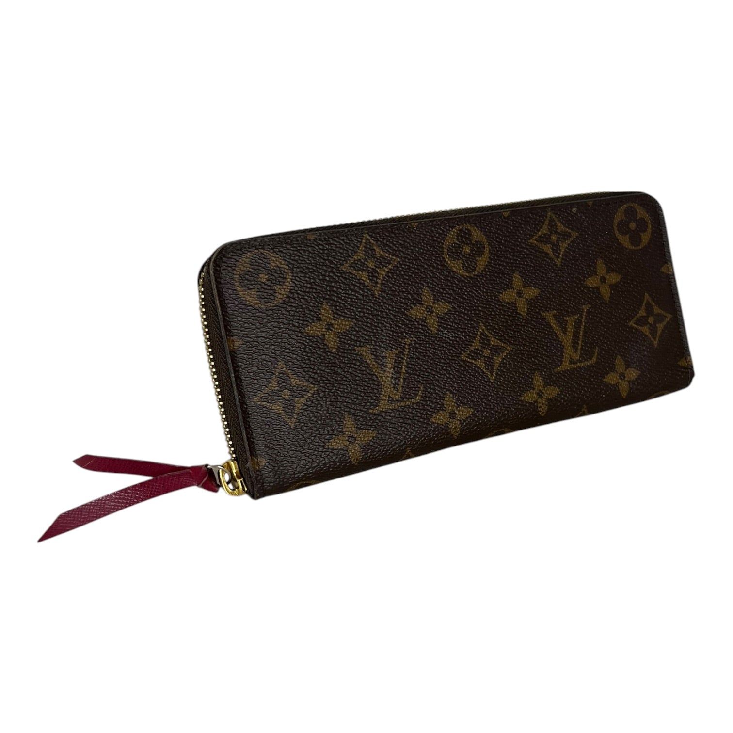LOUIS VUITTON/Long Wallet/Monogram/Leather/BRW/L's/CLEMENCE view 1
