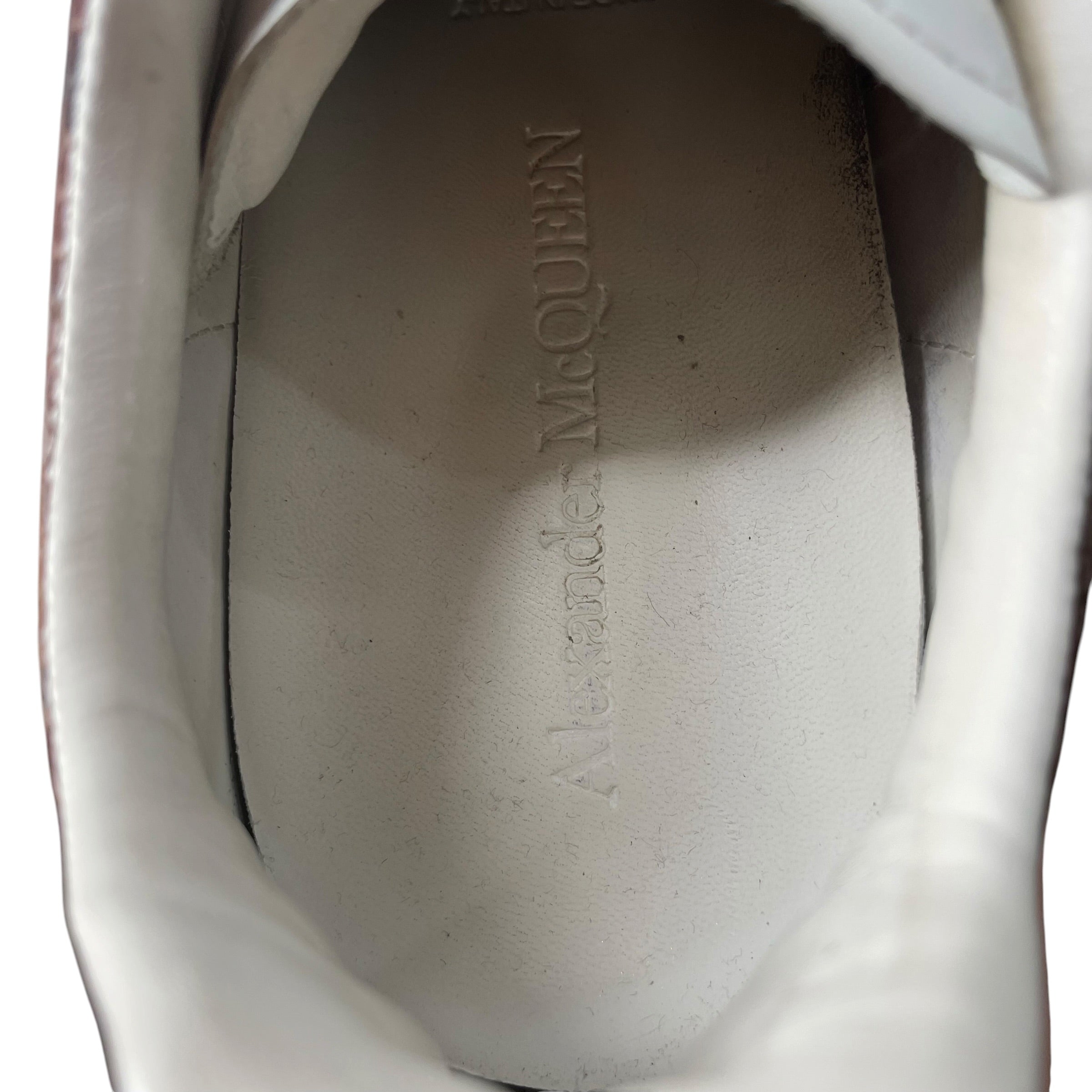 Alexander McQueen/Low-Sneakers/EU 42/Animal Pattern/Cotton/WHT/ALEXANDER MCQUEEN LARRY SNEAKR view 3