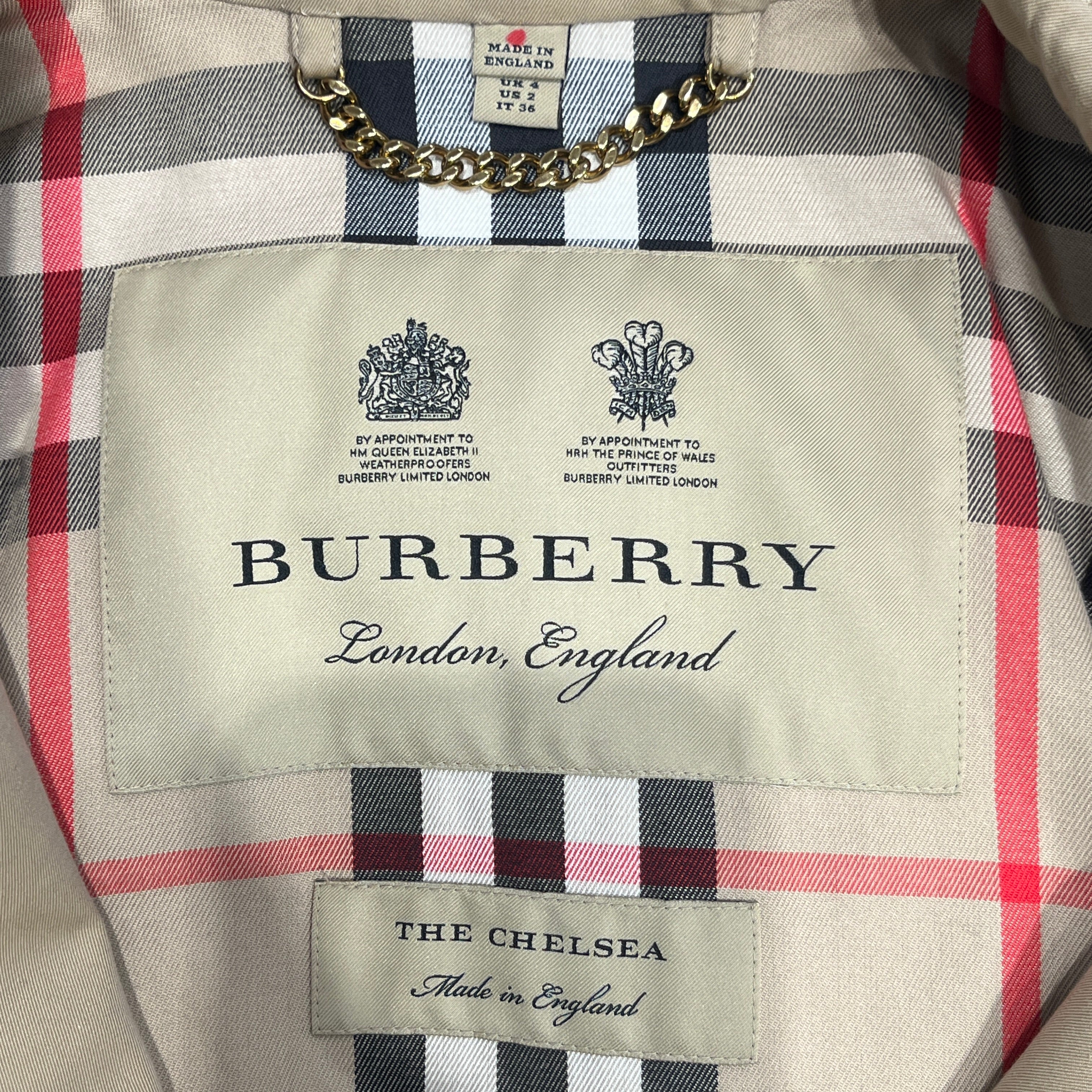 BURBERRY/Jacket/2/Cotton/BEG/SANDRINGHAM view 3
