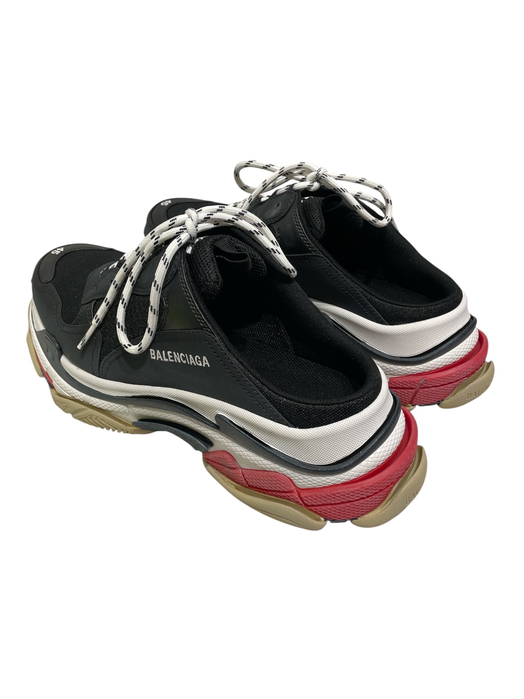 BALENCIAGA/Sandals/EU 42/BLK/Triple S Mule Sneaker view 2