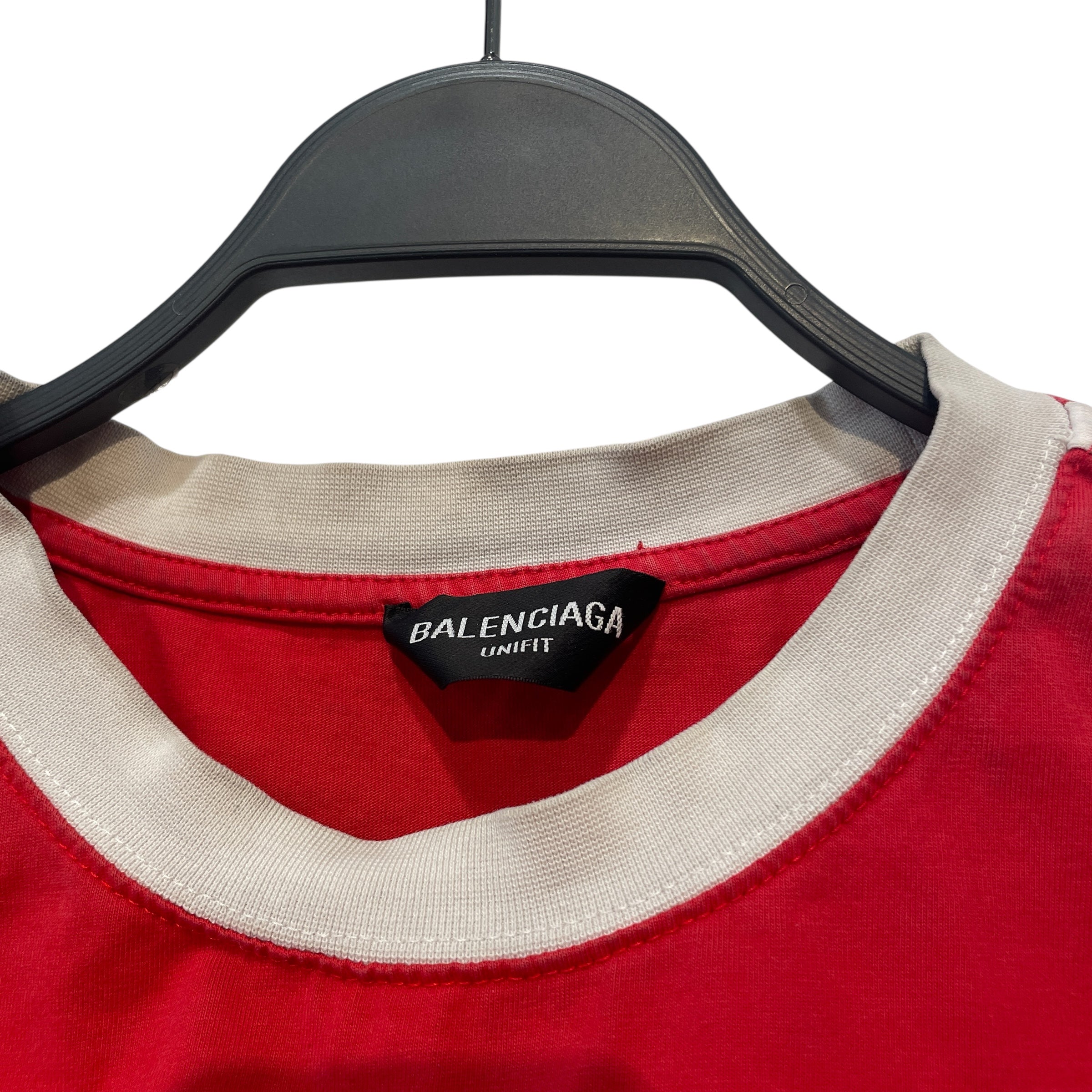 BALENCIAGA/T-Shirt/L/Cotton/RED/Unifit Sporty B Tee view 3