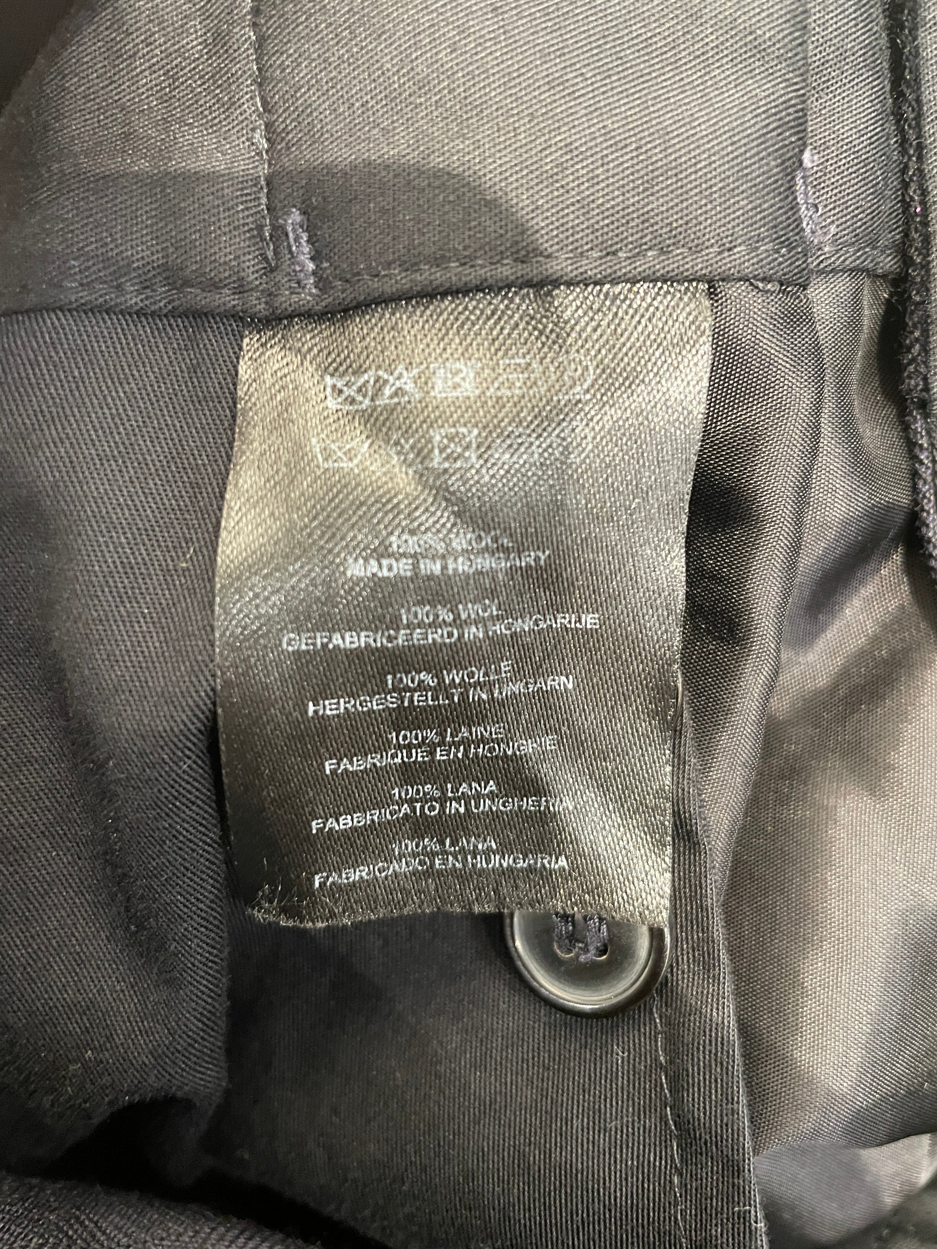 DRIES VAN NOTEN/Cargo Pants/50/Wool/NVY/ view 4