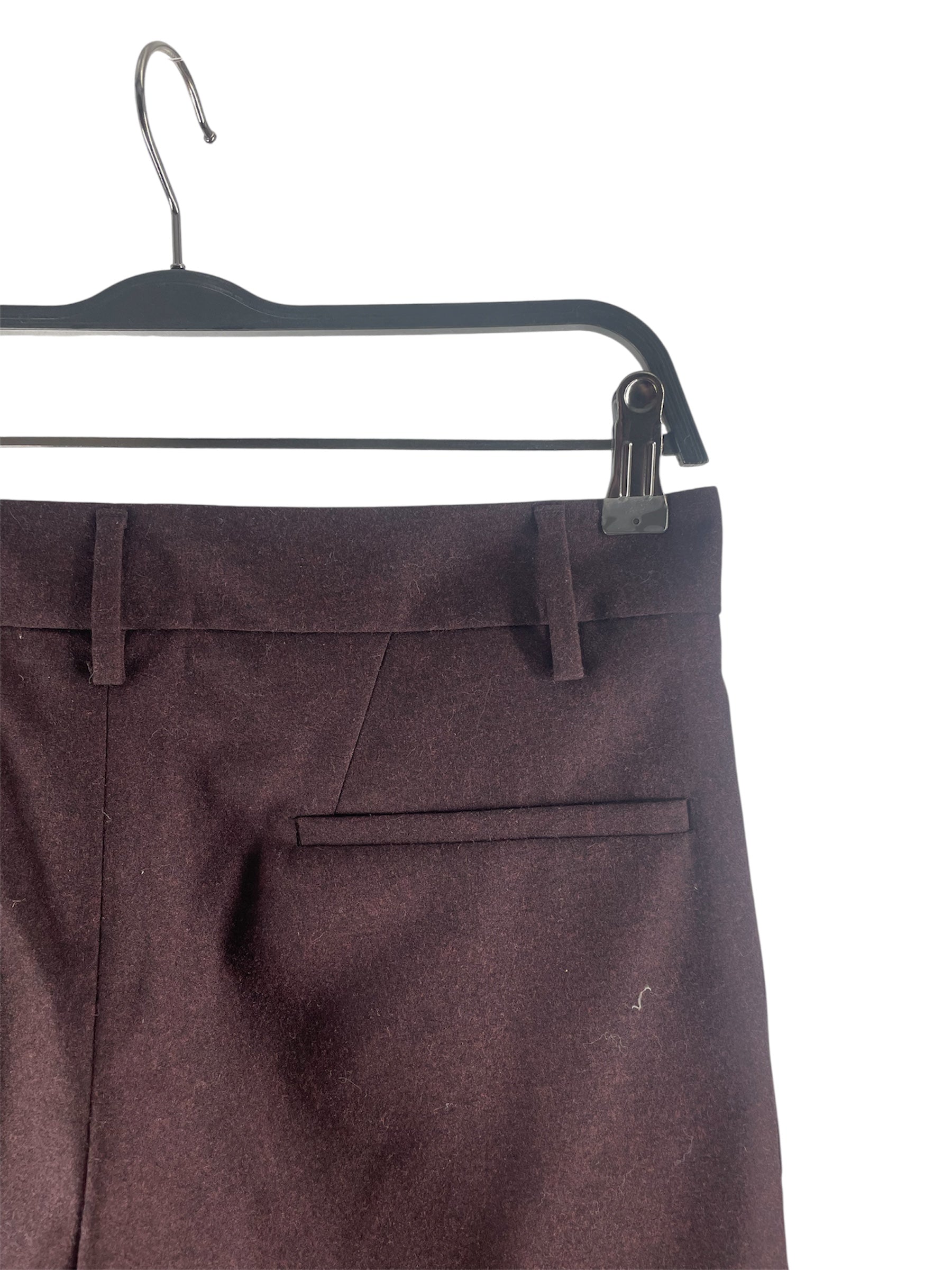 JIL SANDER/Straight Pants/34/Wool/BRD/RN 14642 2014 view 3