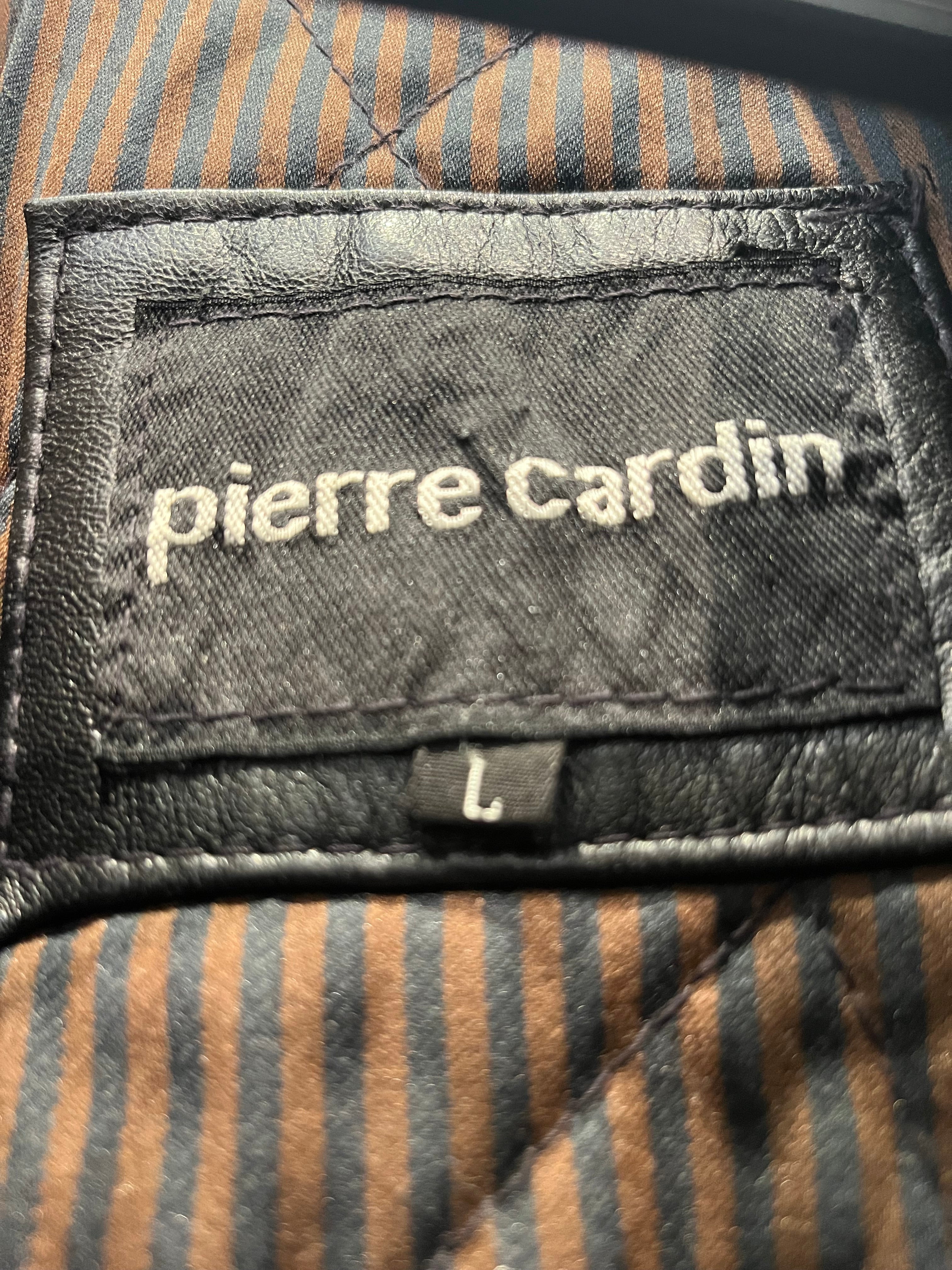 pierre cardin/Leather Jkt/L/Leather/BLK/Double Breasted/RN90545 leather jkt view 3