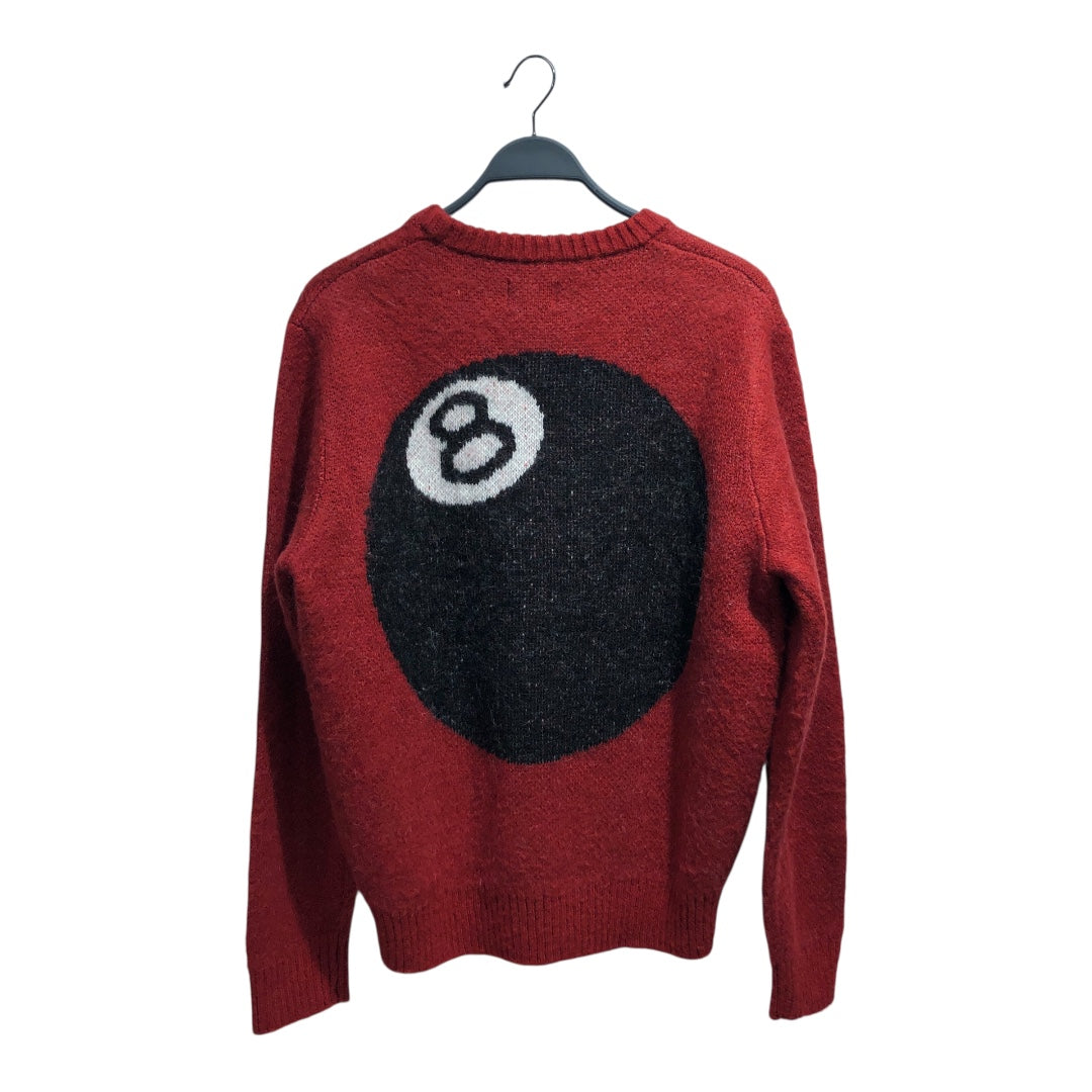 STUSSY/Sweater/L/Wool/RED/ view 2