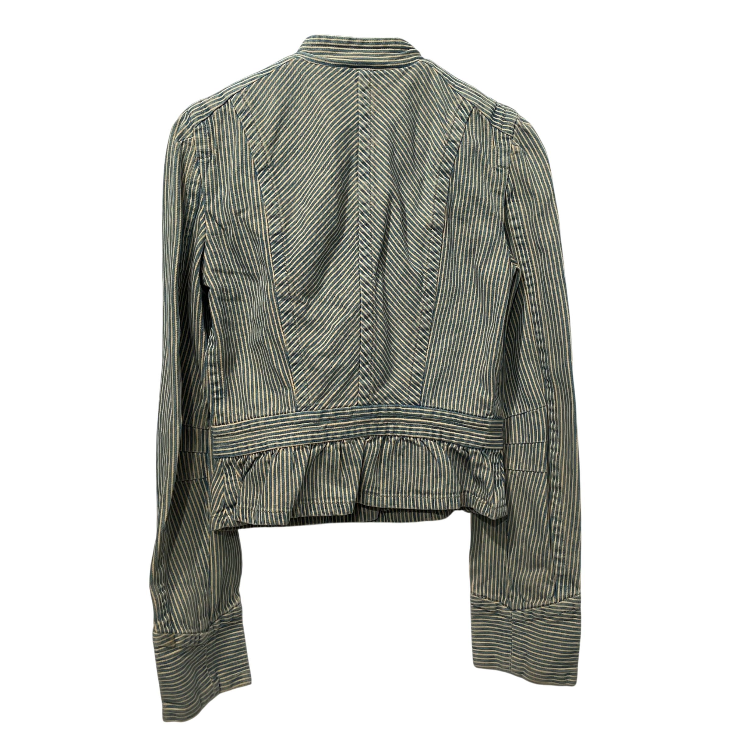 MARC JACOBS/Tailored Jkt/4/Stripe/Cotton/GRN/ view 2