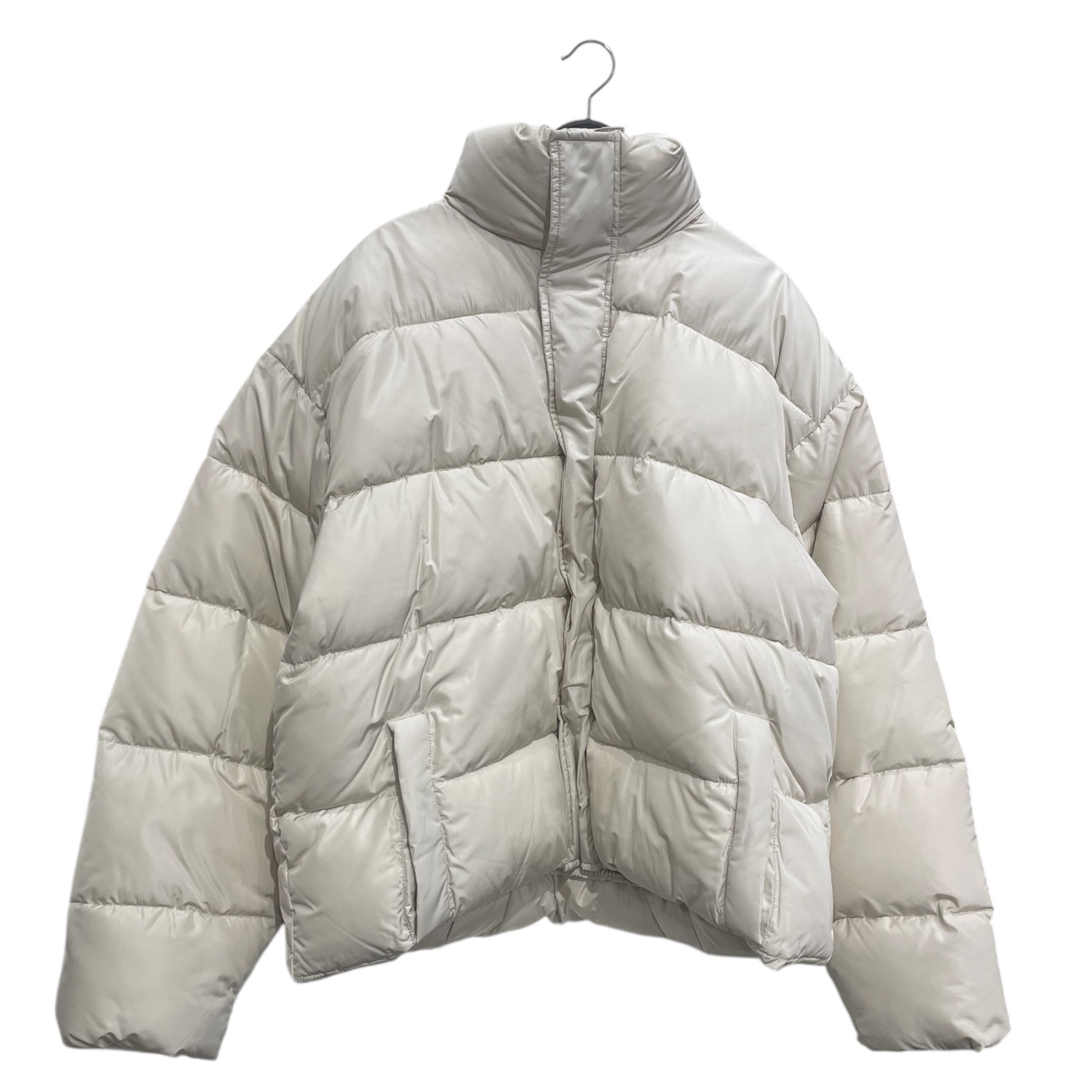BALENCIAGA/Puffer Jkt/46/Nylon/WHT/BB PUFFER view 1