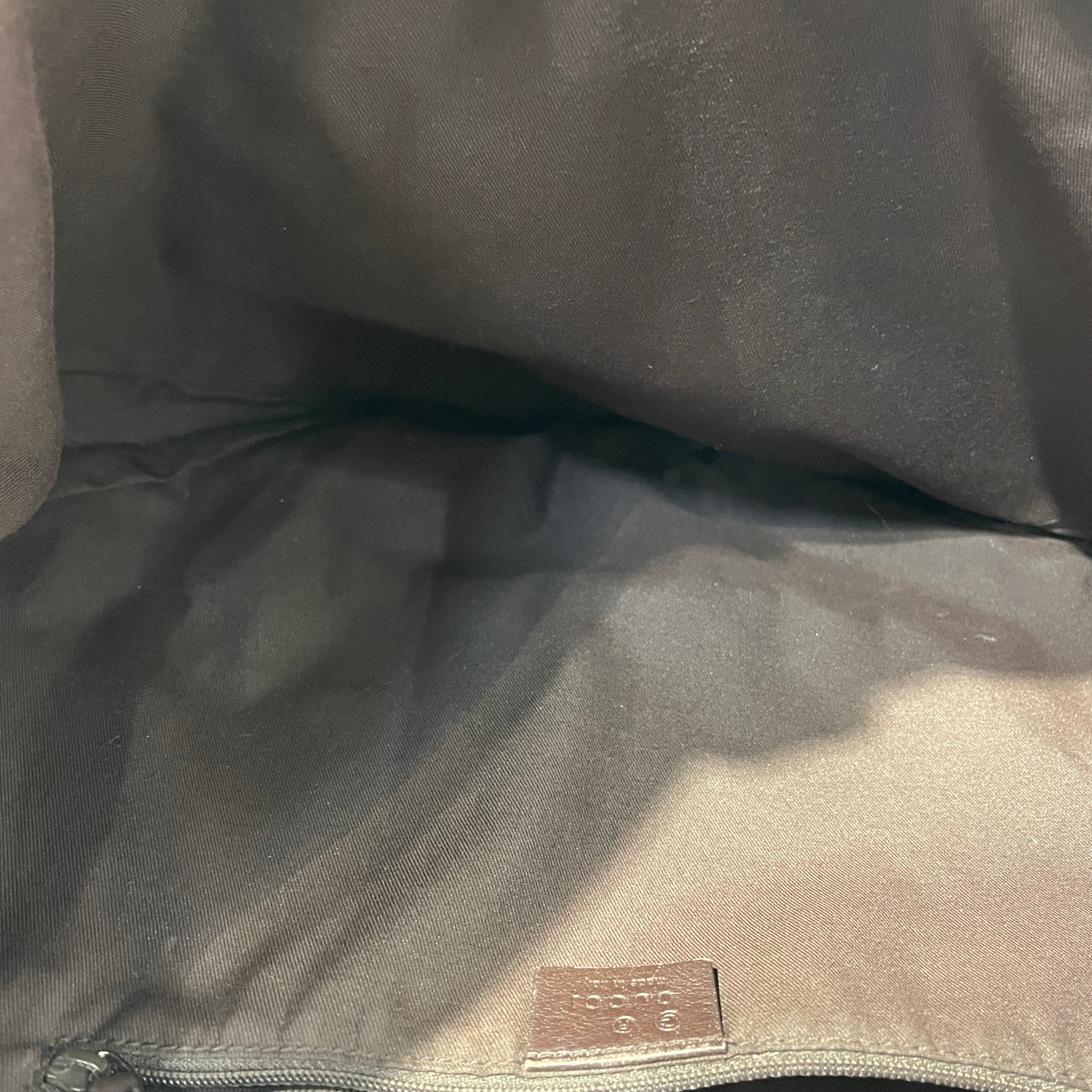 GUCCI/Bag/Monogram/Cotton/BRW/Shoulder Hobo Bag view 3