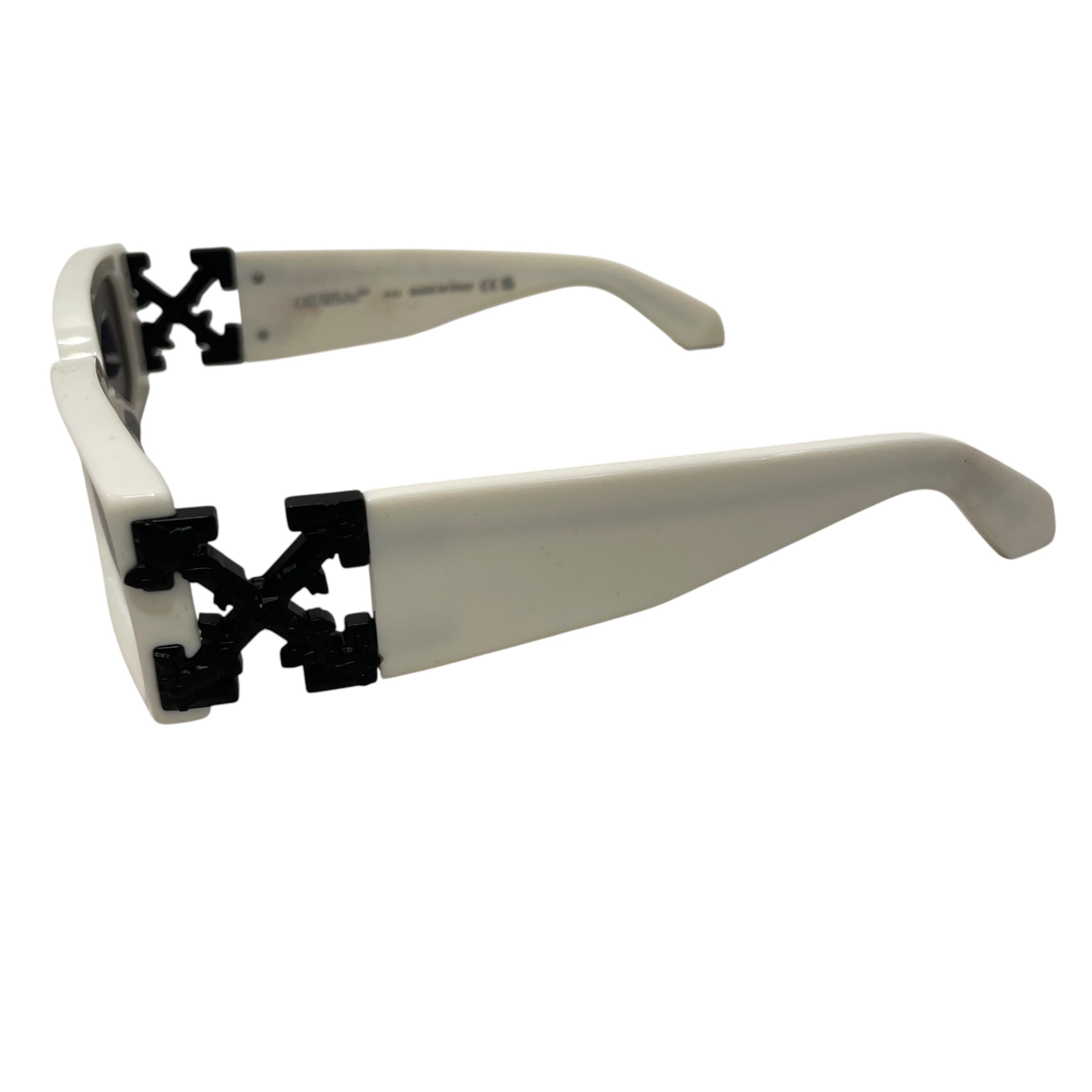 OFF-WHITE/Sunglasses/Plastic/WHT/M's/arthur view 2
