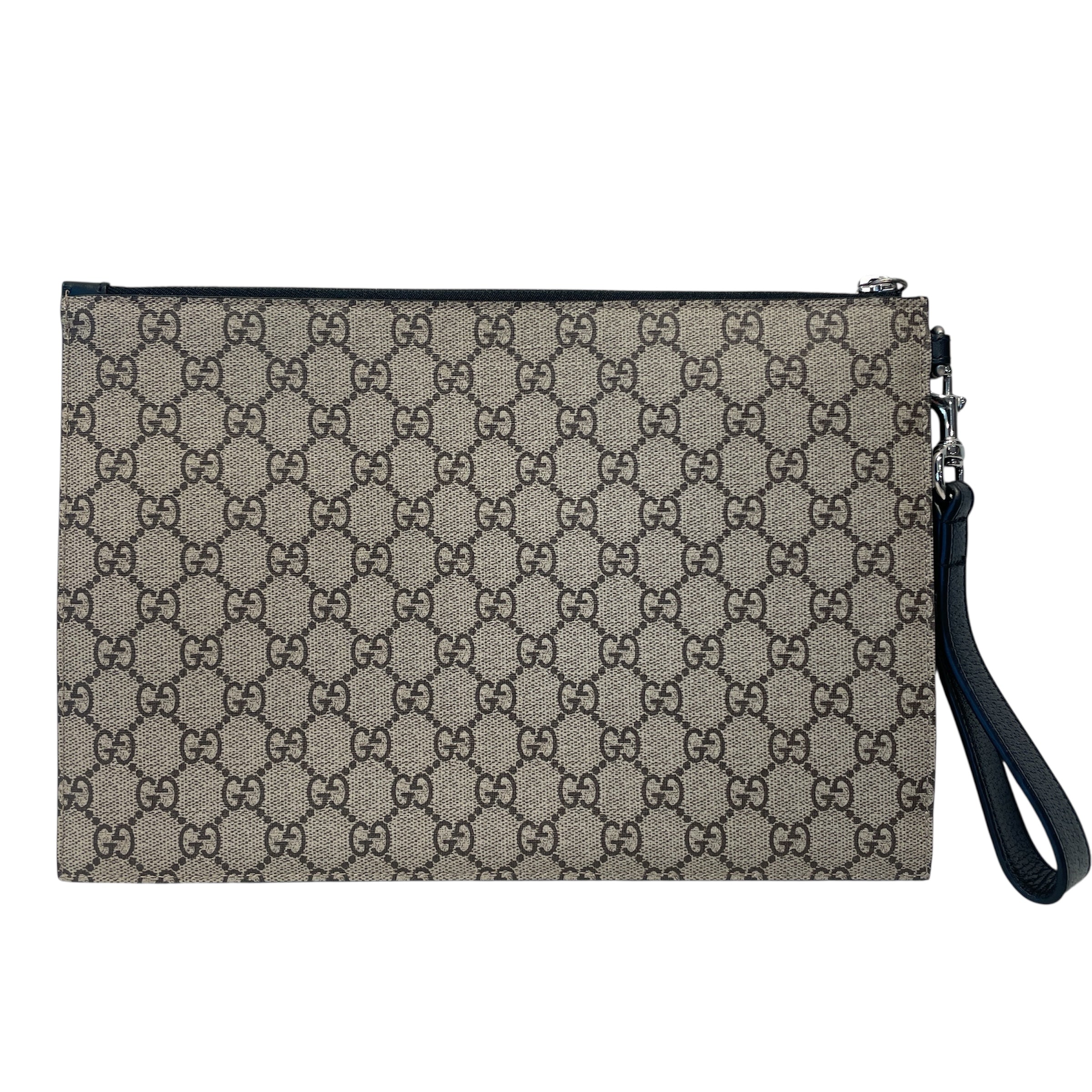 GUCCI/Clutch Bag/Monogram/KHK/GG SUPREME KING SNAKE view 2