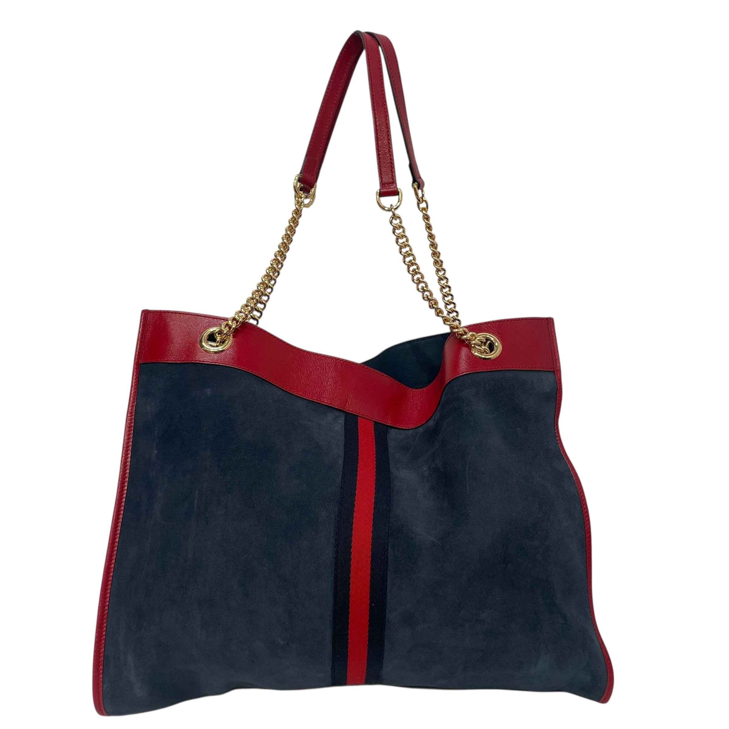 GUCCI/Tote Bag/Suede/BLU/rajah large leather tote view 2