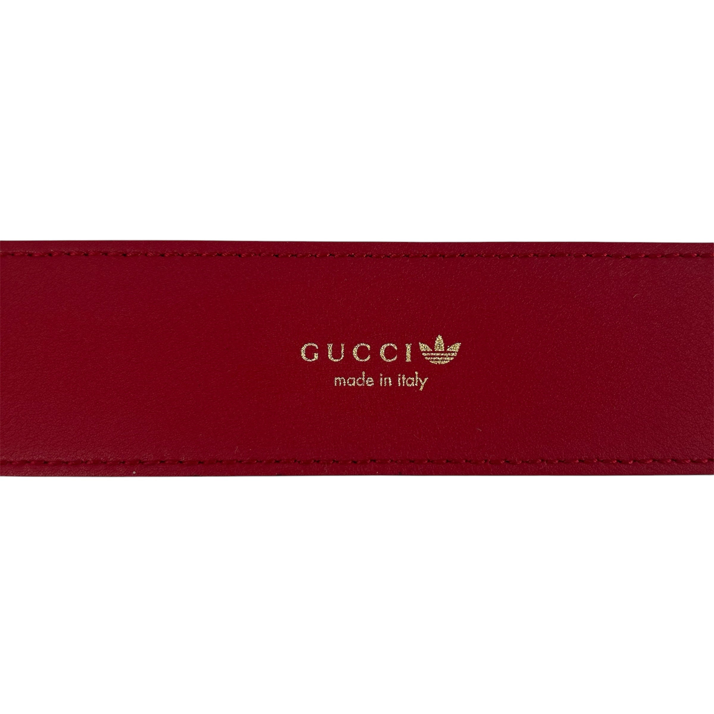 GUCCI/adidas/Belt/Leather/RED/406831 u4dat 85 34 525040 view 3