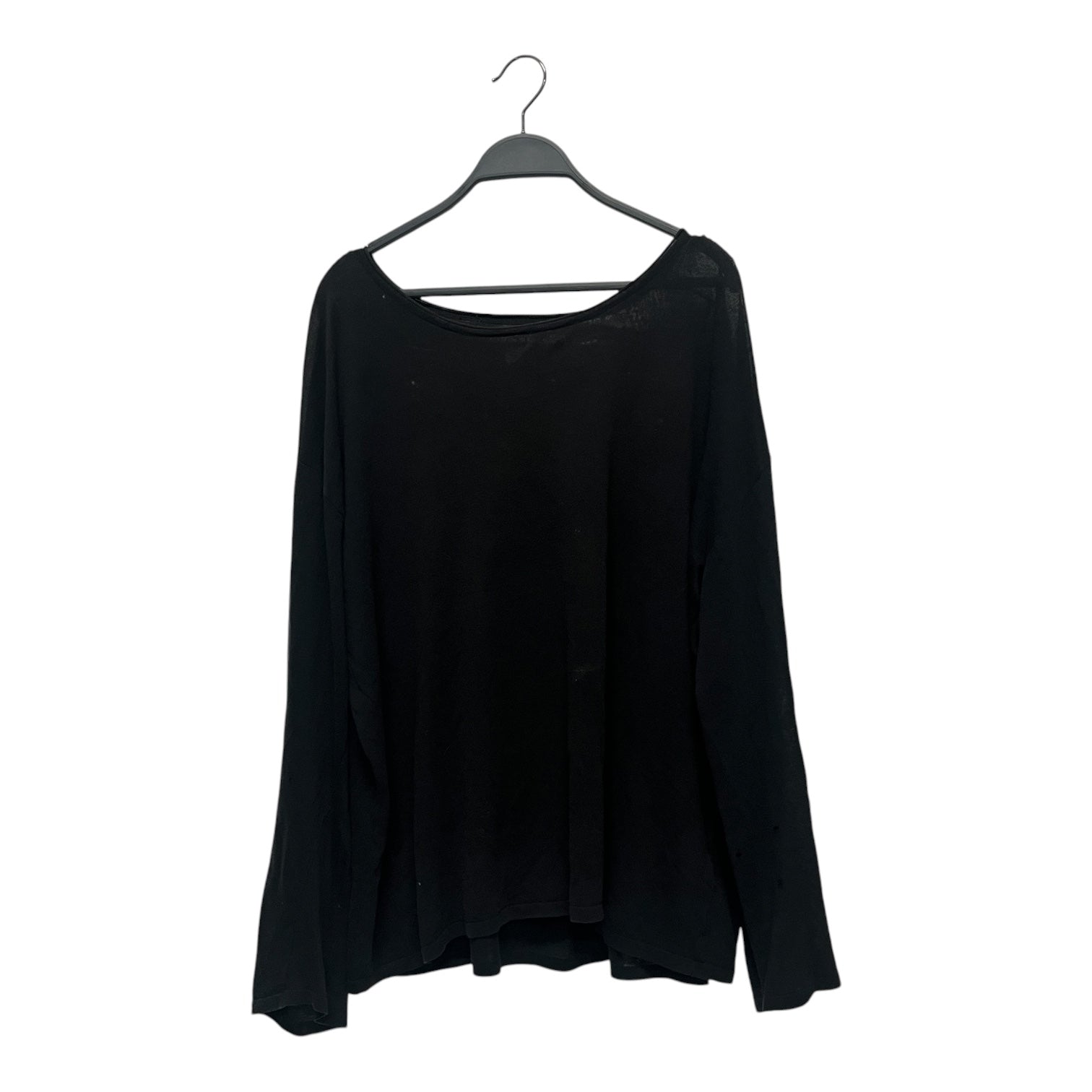 THE ROW/LS T-Shirt/2/Cotton/BLK/SEE THROUGH LS view 1