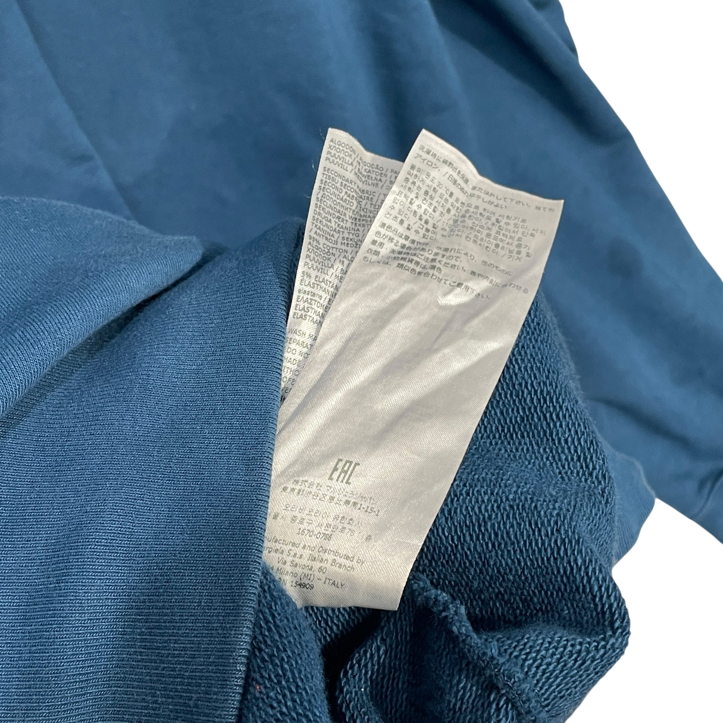 Maison Margiela/Hoodie/XL/Cotton/BLU/PARIS UPSIDEDOWN view 6