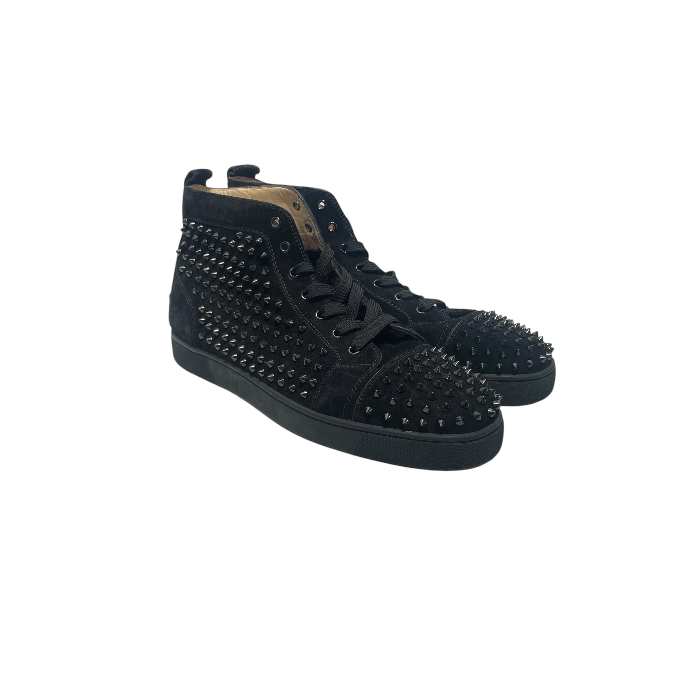 Christian Louboutin/Hi-Sneakers/EU 47.5/Acrylic/BLK/ view 1