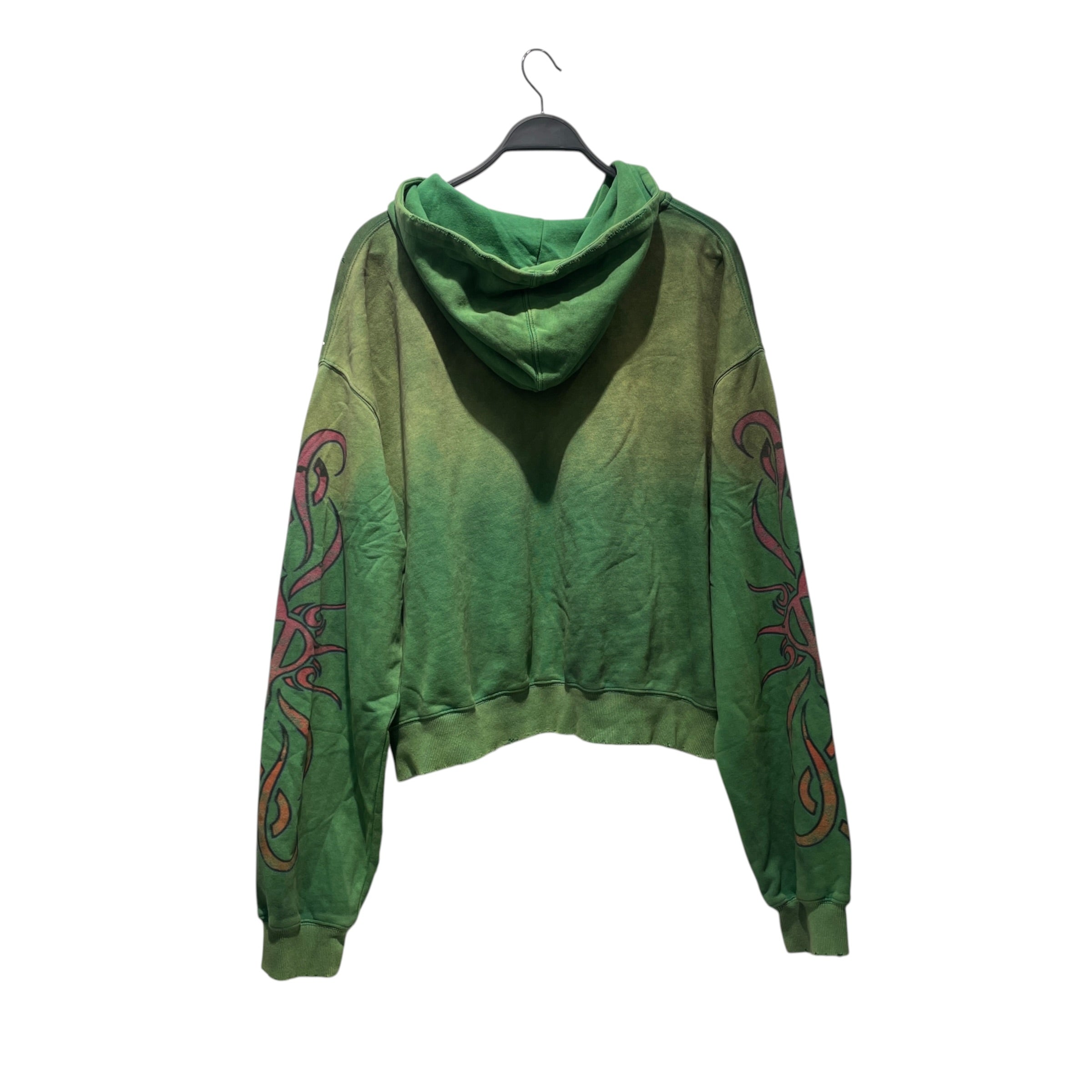 Vale/Zip Up Hoodie/XL/All Over Print/Cotton/GRN/Inferno Zip view 2