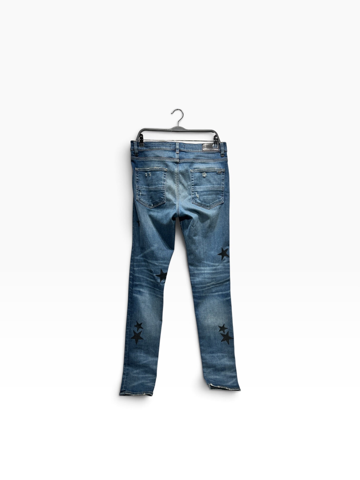 AMIRI/Skinny Pants/33/Denim/BLU/star patches view 2