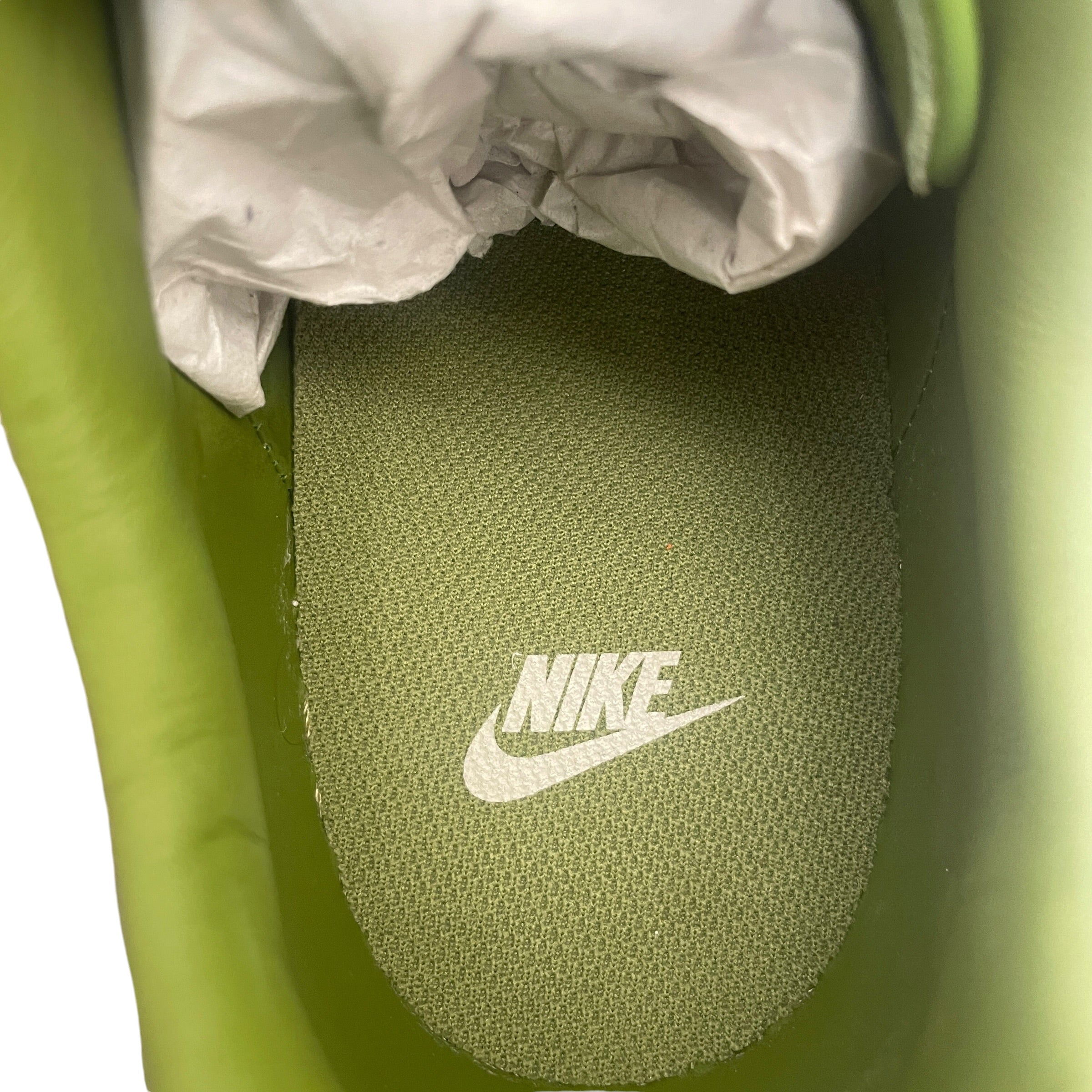 NIKE/Low-Sneakers/US 10.5/Cotton/GRN/air force wheatgrass view 3