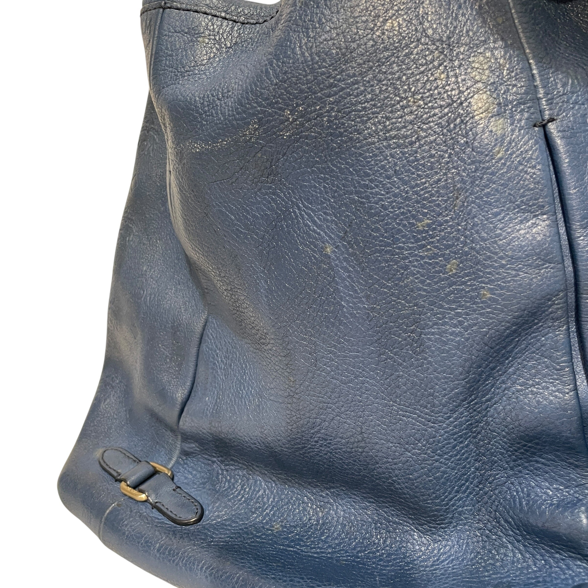 MCM/Bag/Leather/BLU/Hobo Shoulder Bag view 4
