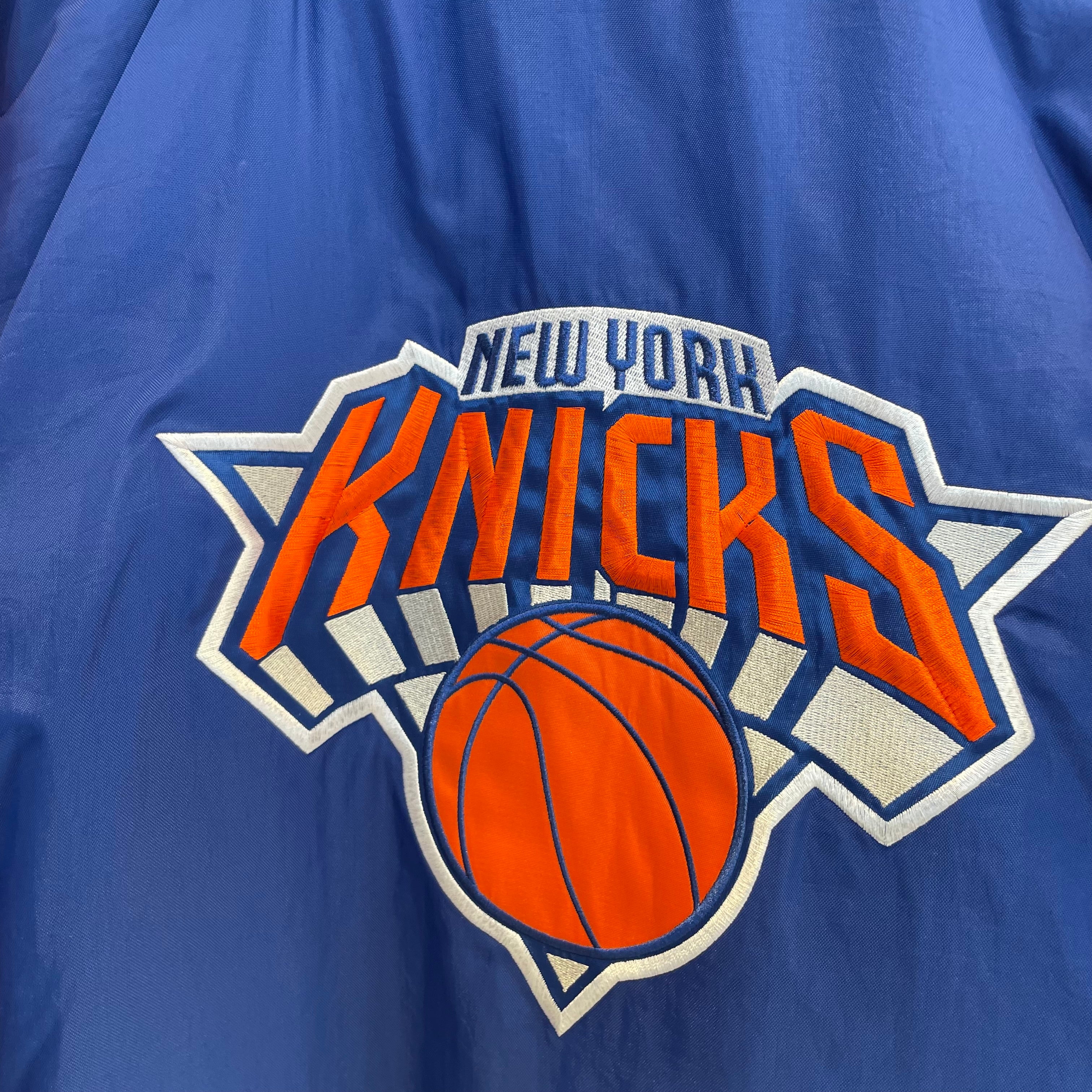 STARTER/Windbreaker/L/Nylon/BLU/knicks/new york city/org insid view 4