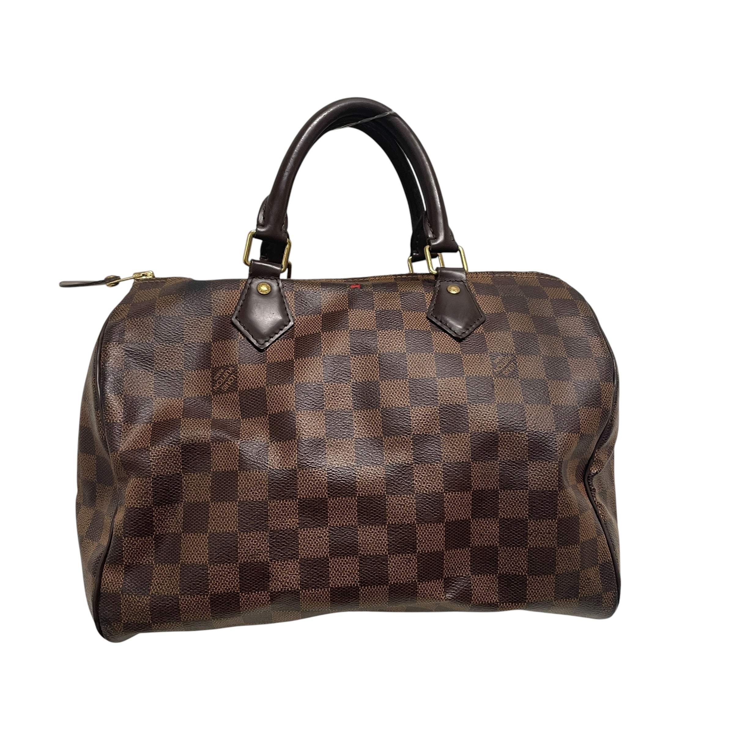 LOUIS VUITTON/Hand Bag/Hombre Check/Leather/BRW/MBDCTBR view 1