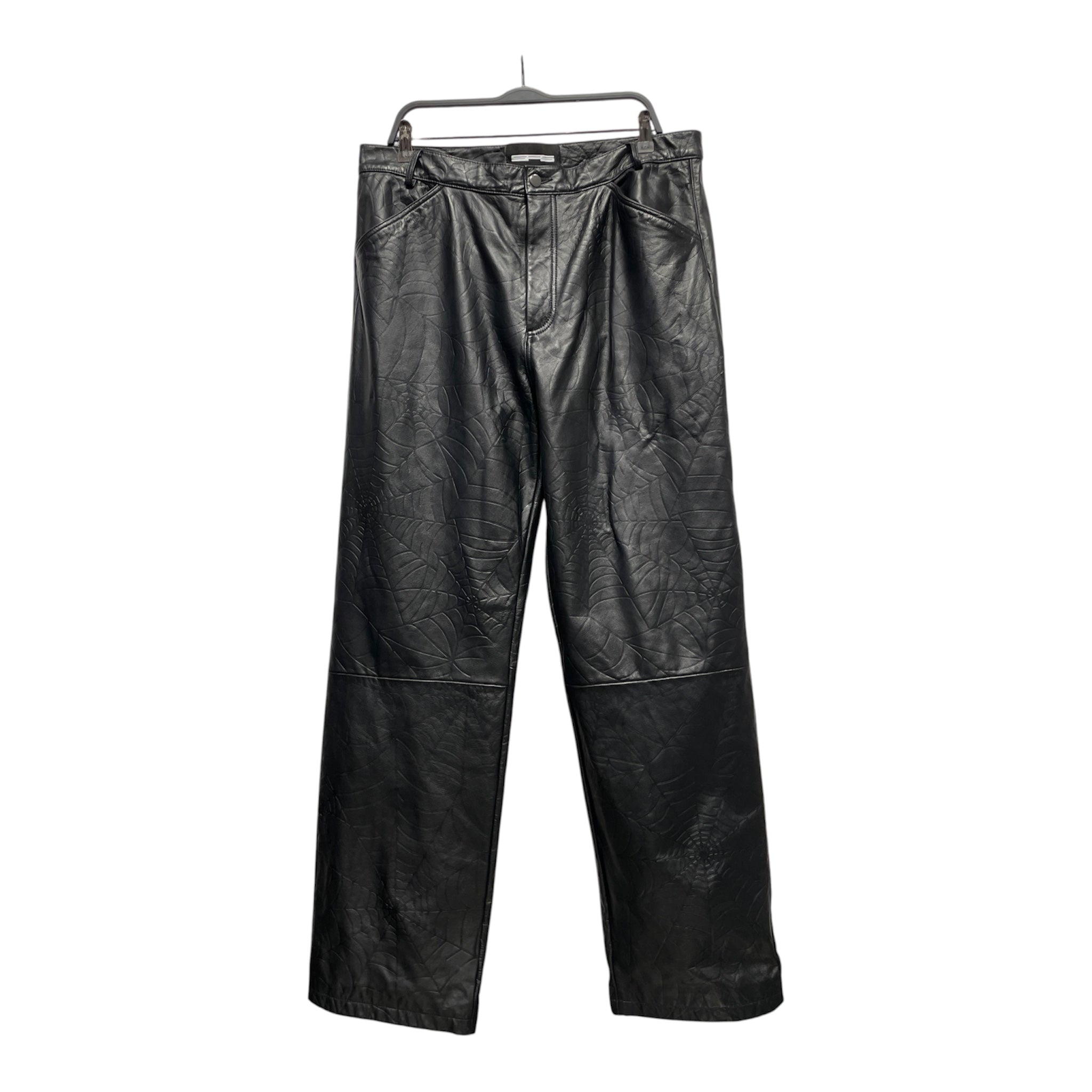 Sp5der/Pants/38/Cotton/BLK/Graphic/webs view 1