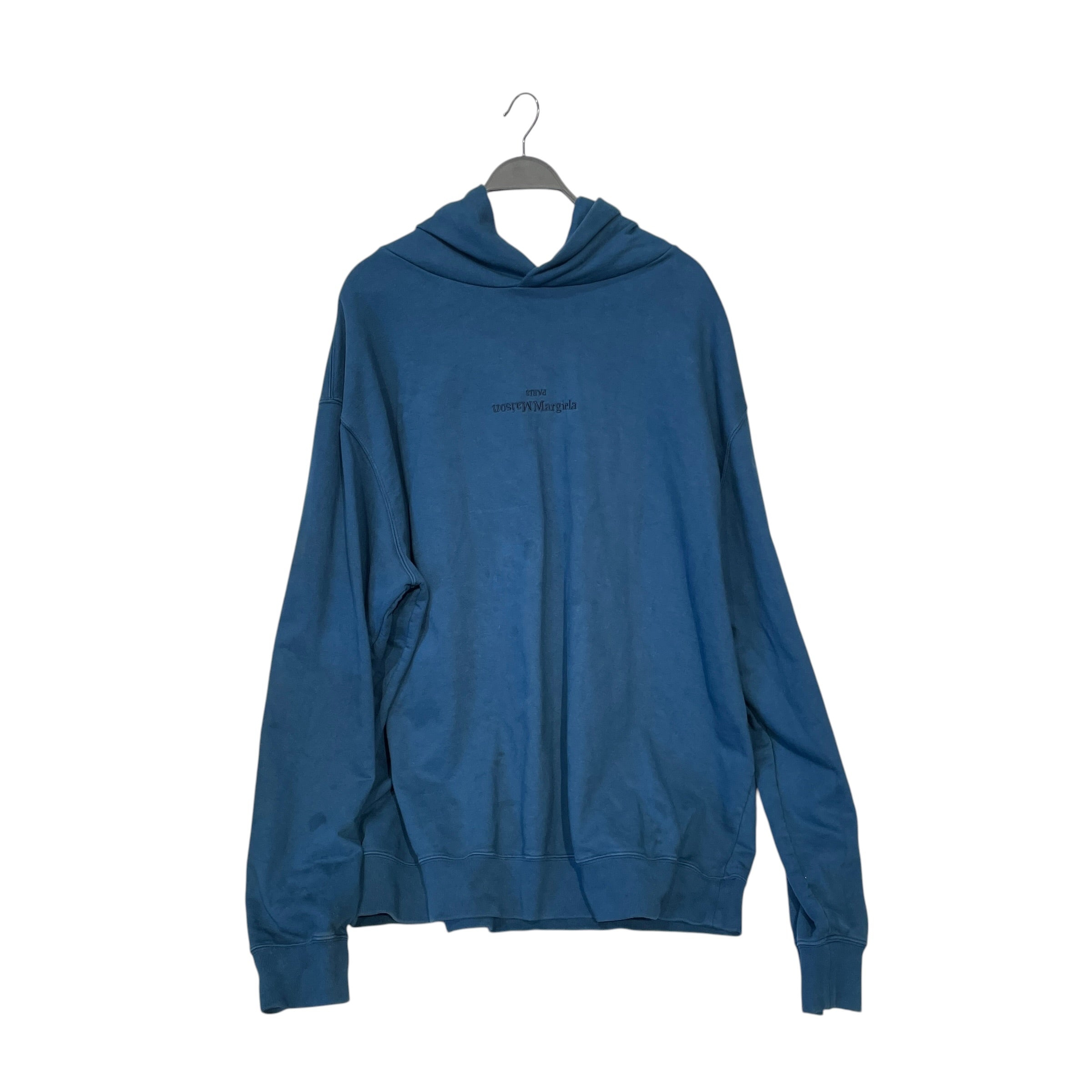 Maison Margiela/Hoodie/XL/Cotton/BLU/PARIS UPSIDEDOWN view 1